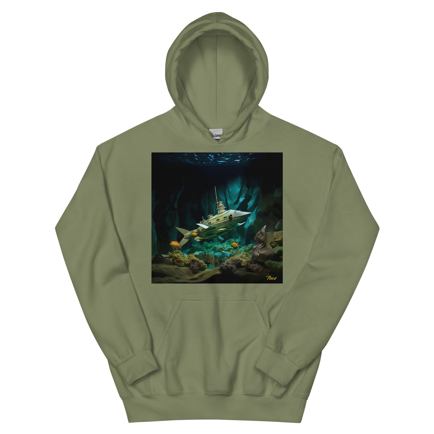 20,000 Leagues Under The Sea Series Print #8 - Unisex Hoodie