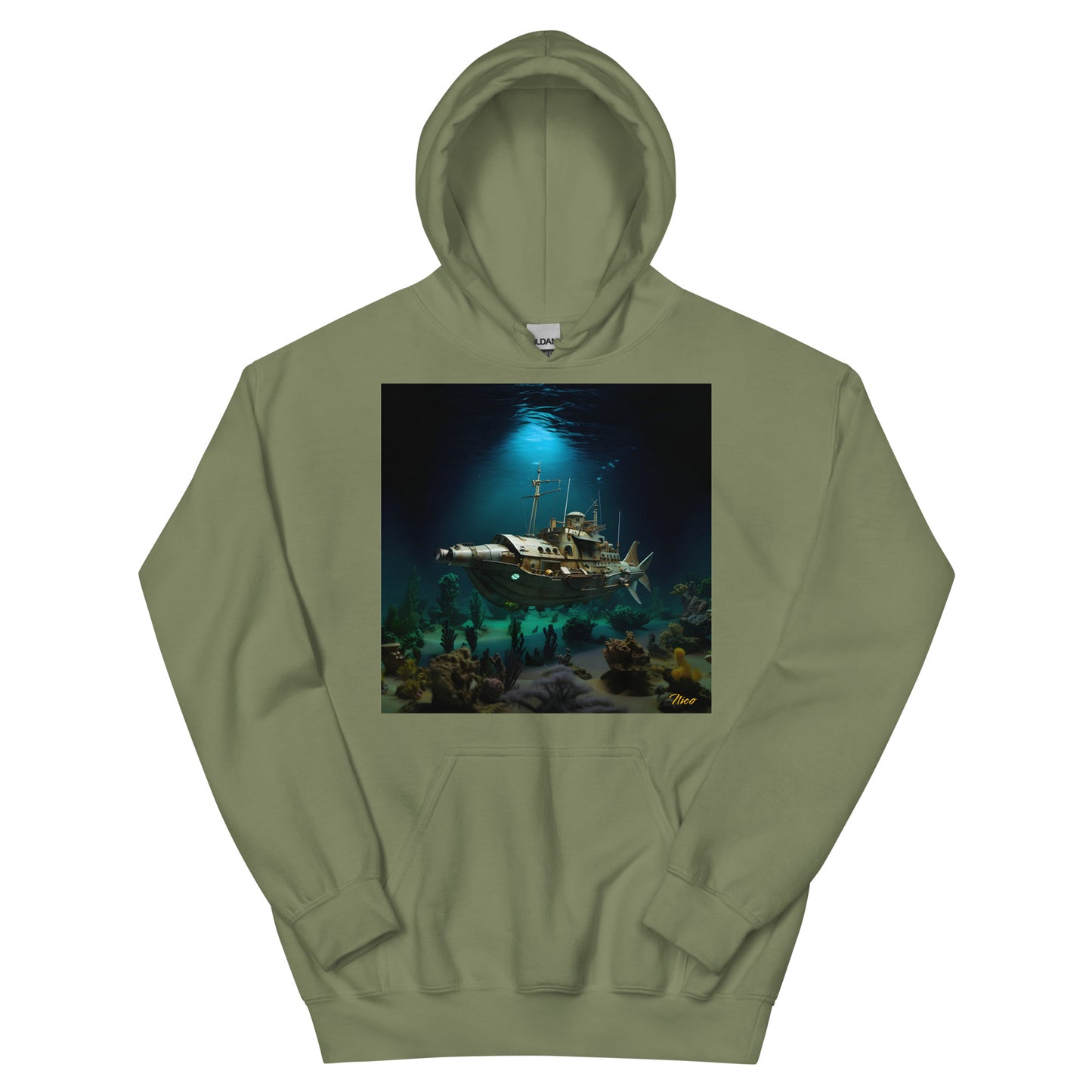 20,000 Leagues Under The Sea Series Print #7 - Unisex Hoodie