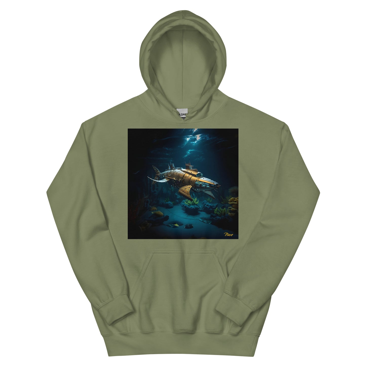 20,000 Leagues Under The Sea Series Print #5 - Unisex Hoodie