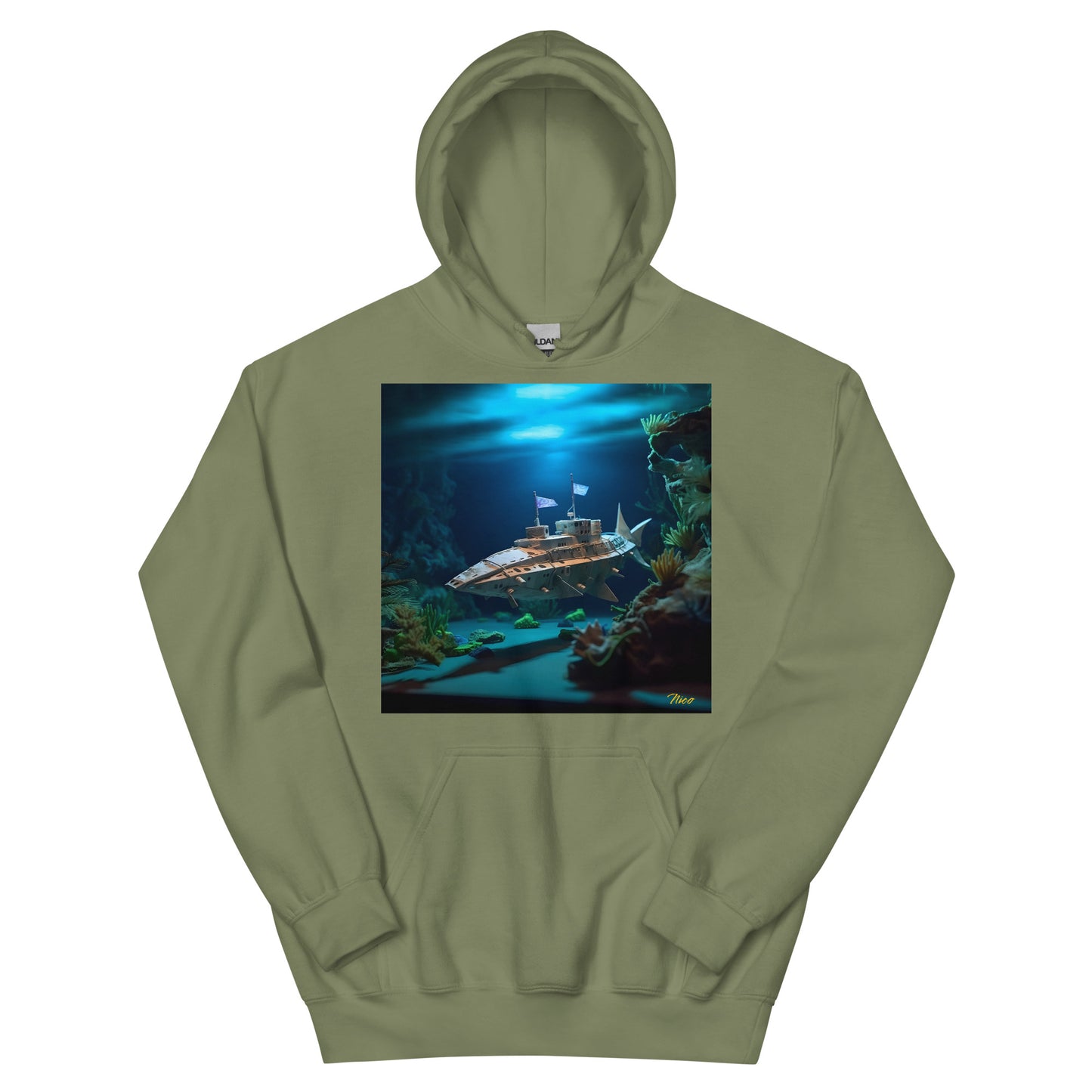 20,000 Leagues Under The Sea Series Print #3 - Unisex Hoodie