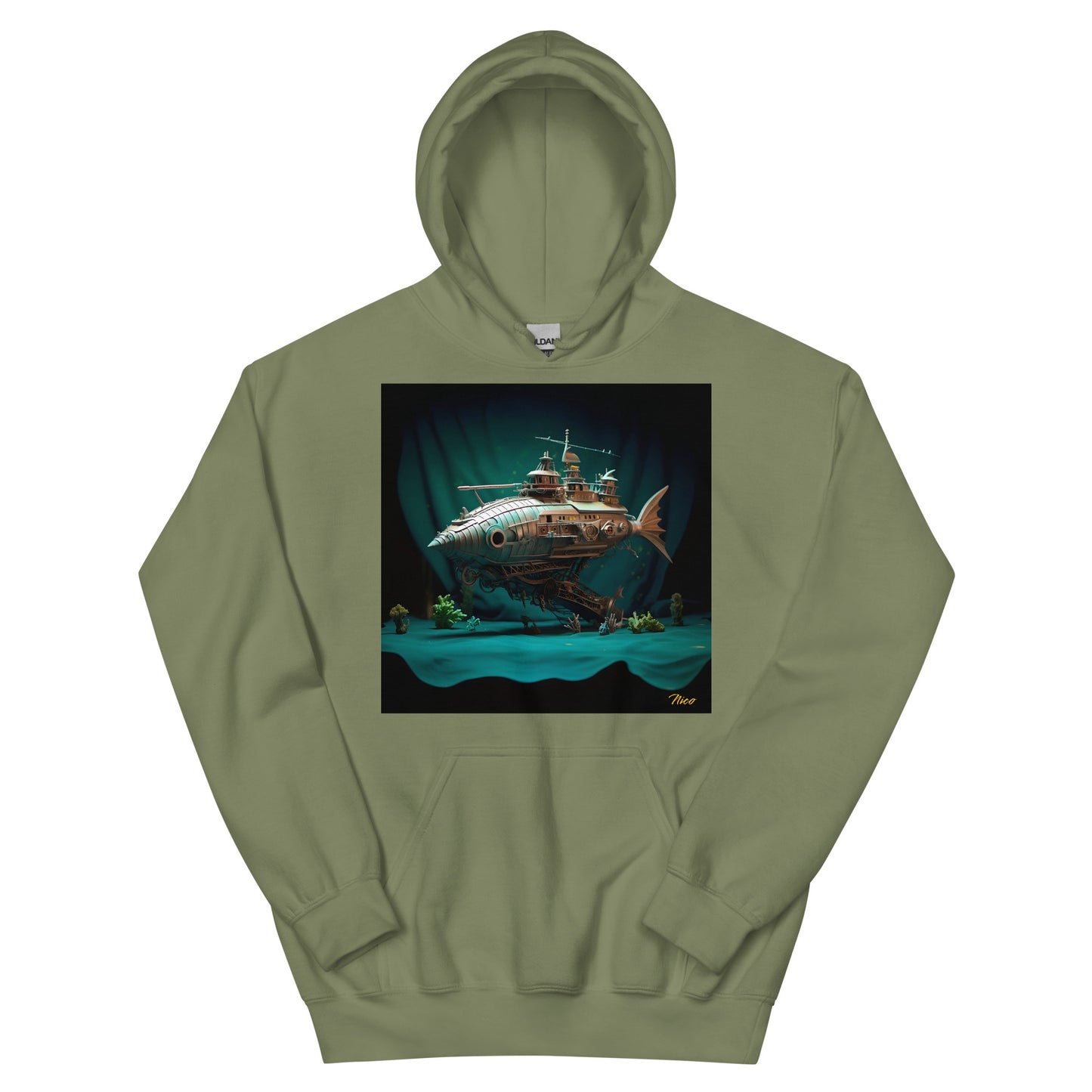 20,000 Leagues Under The Sea Series Print #2 - Unisex Hoodie