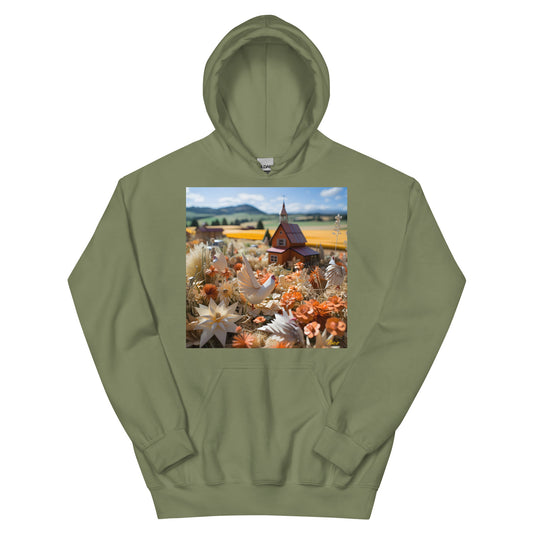 Meadow By The Farm Series Print #7 - Unisex Hoodie