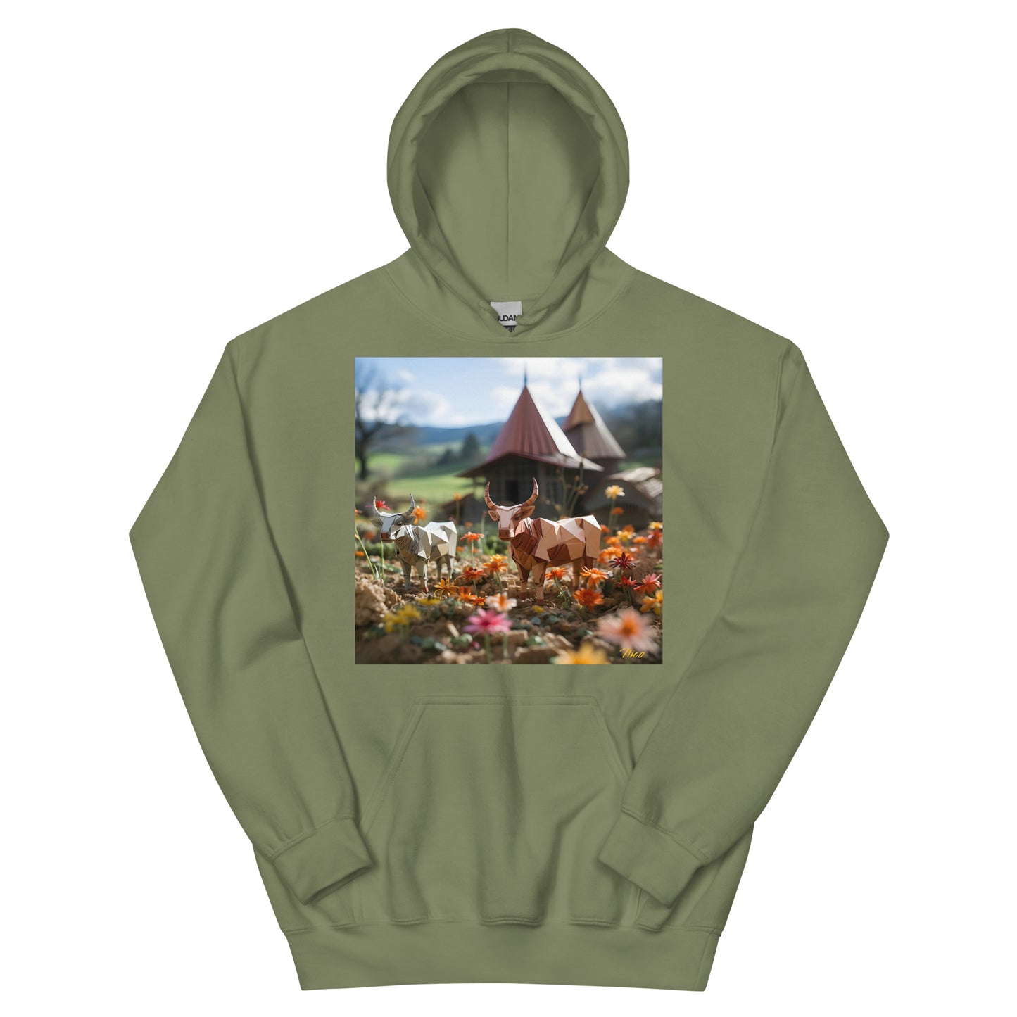 Meadow By The Farm Series Print #8 - Unisex Hoodie