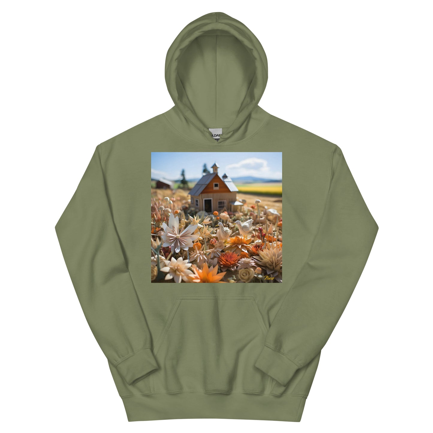 Meadow By The Farm Series Print #4 - Unisex Hoodie