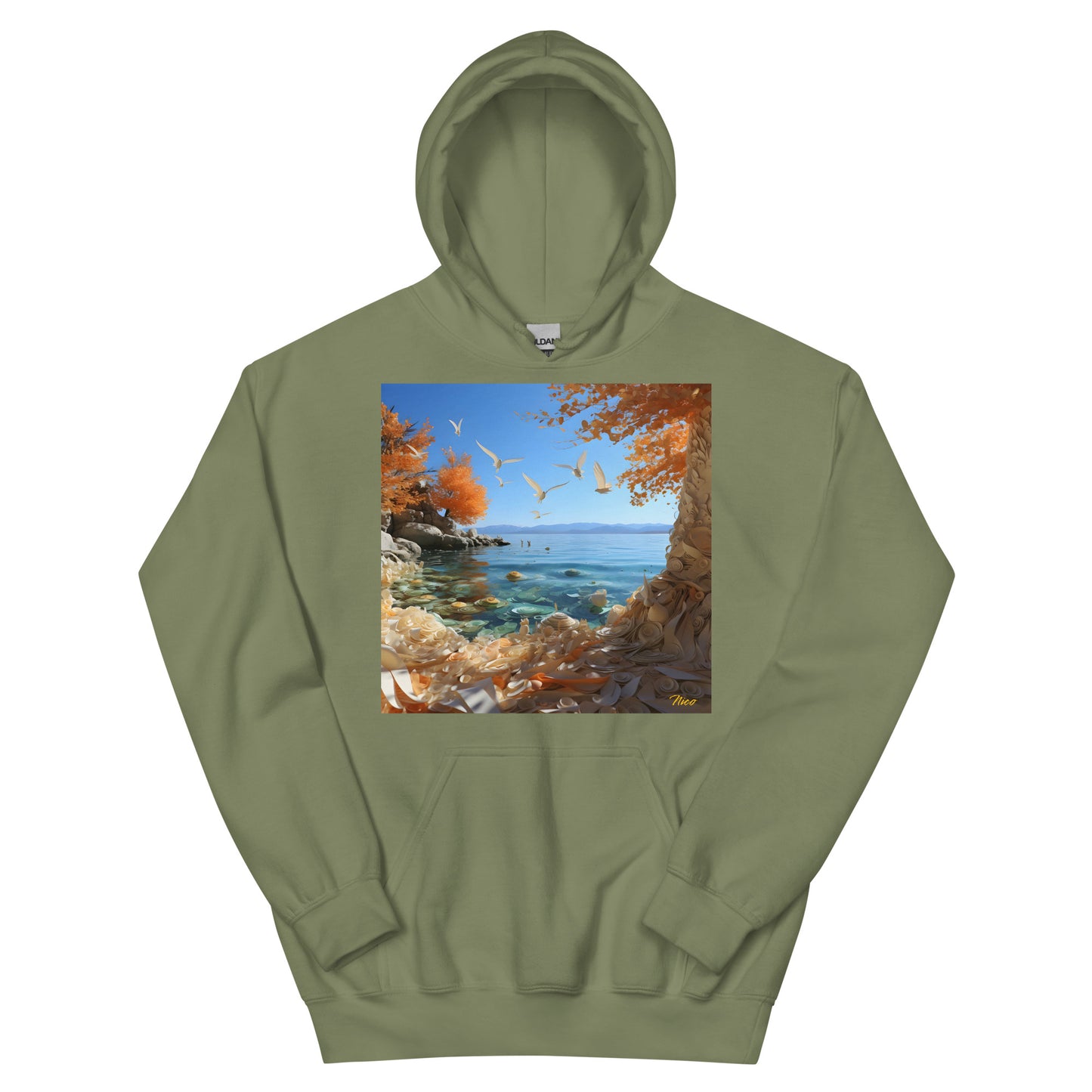 Mountain Lake Series Print #9 - Unisex Hoodie