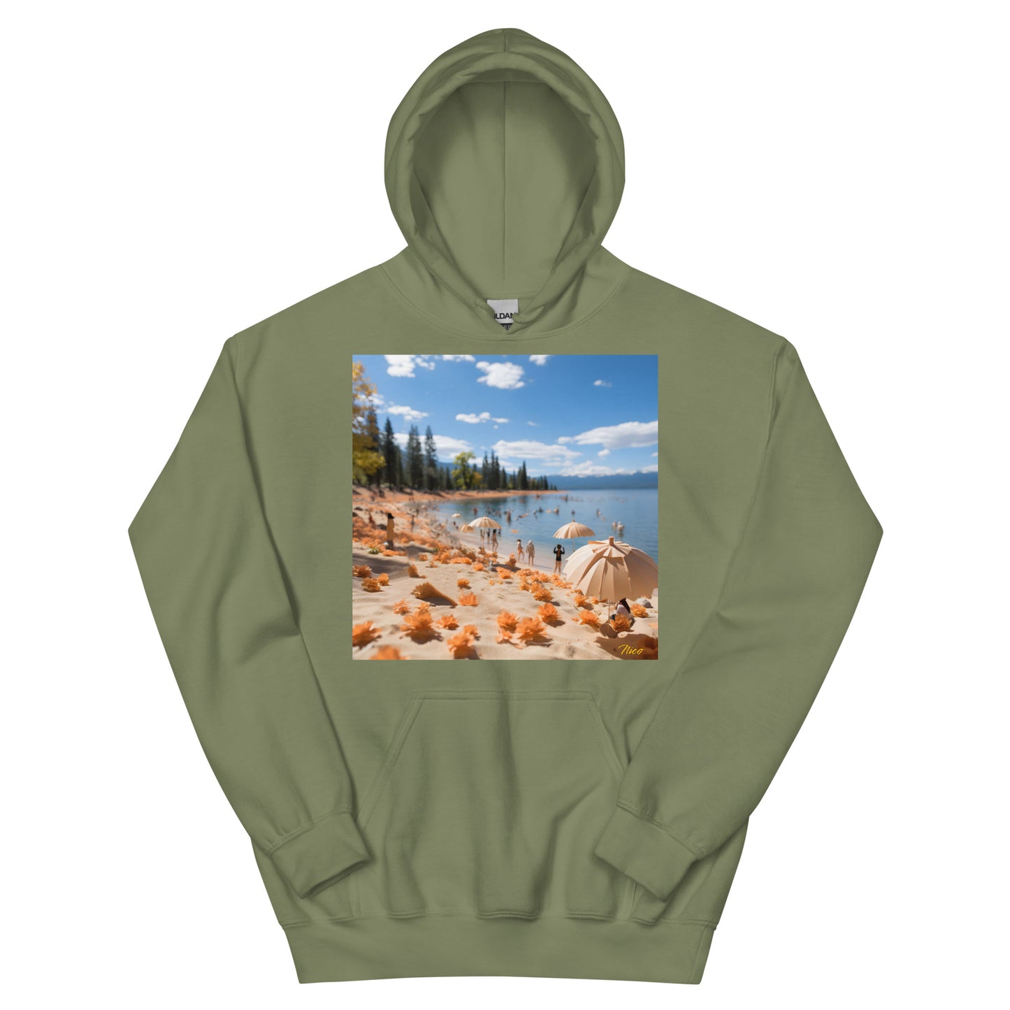 Mountain Lake Series Print #8 - Unisex Hoodie