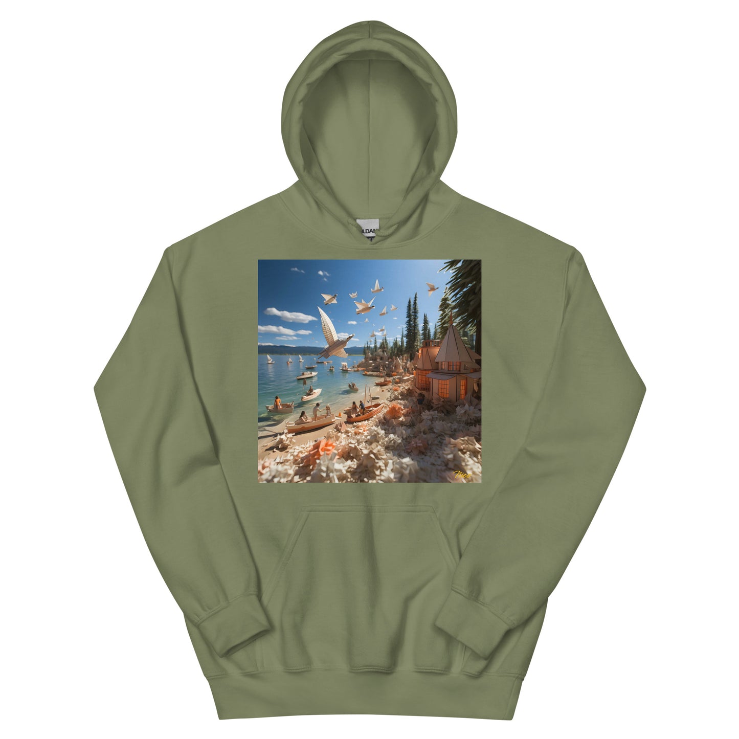 Mountain Lake Series Print #6 - Unisex Hoodie