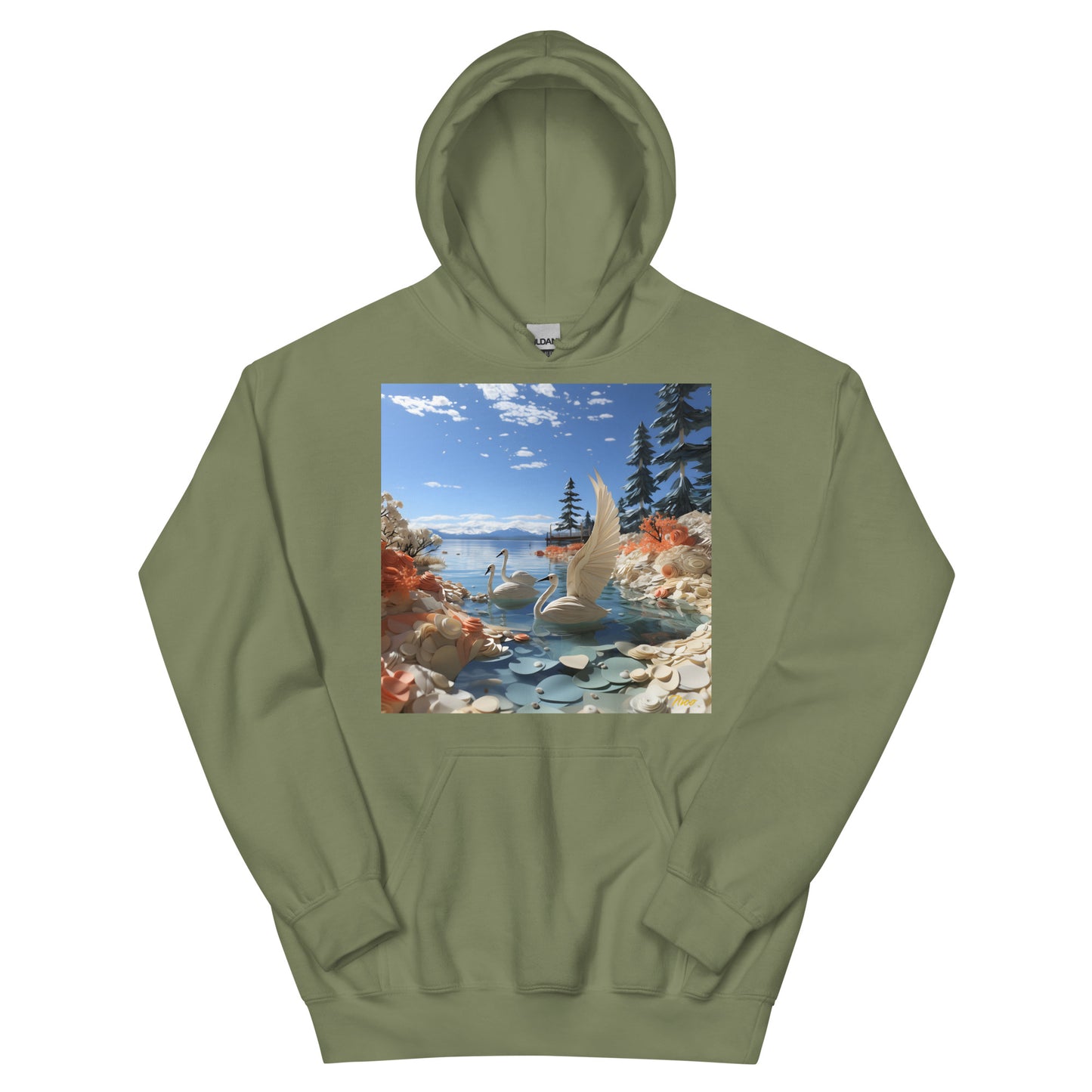 Mountain Lake Series Print #1 - Unisex Hoodie