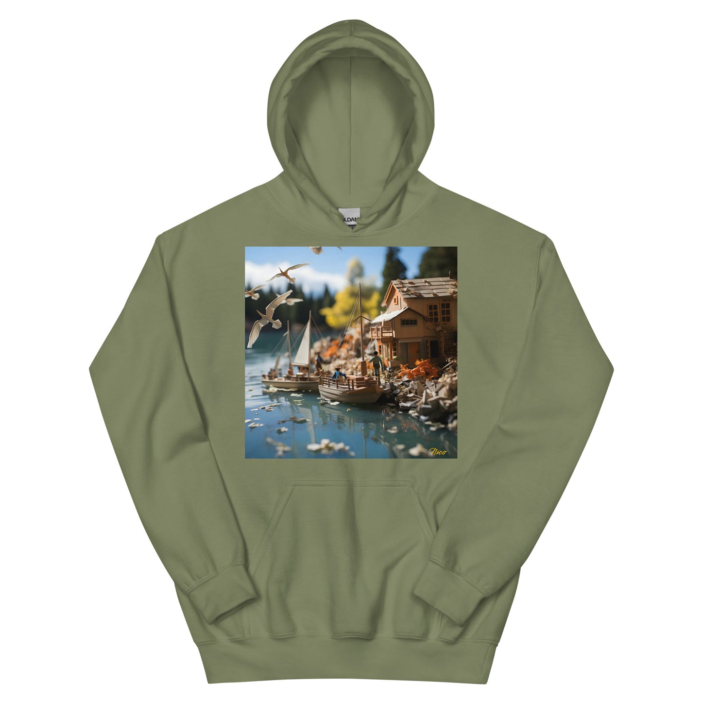 On The Docks By The Bay Series Print #8 - Unisex Hoodie