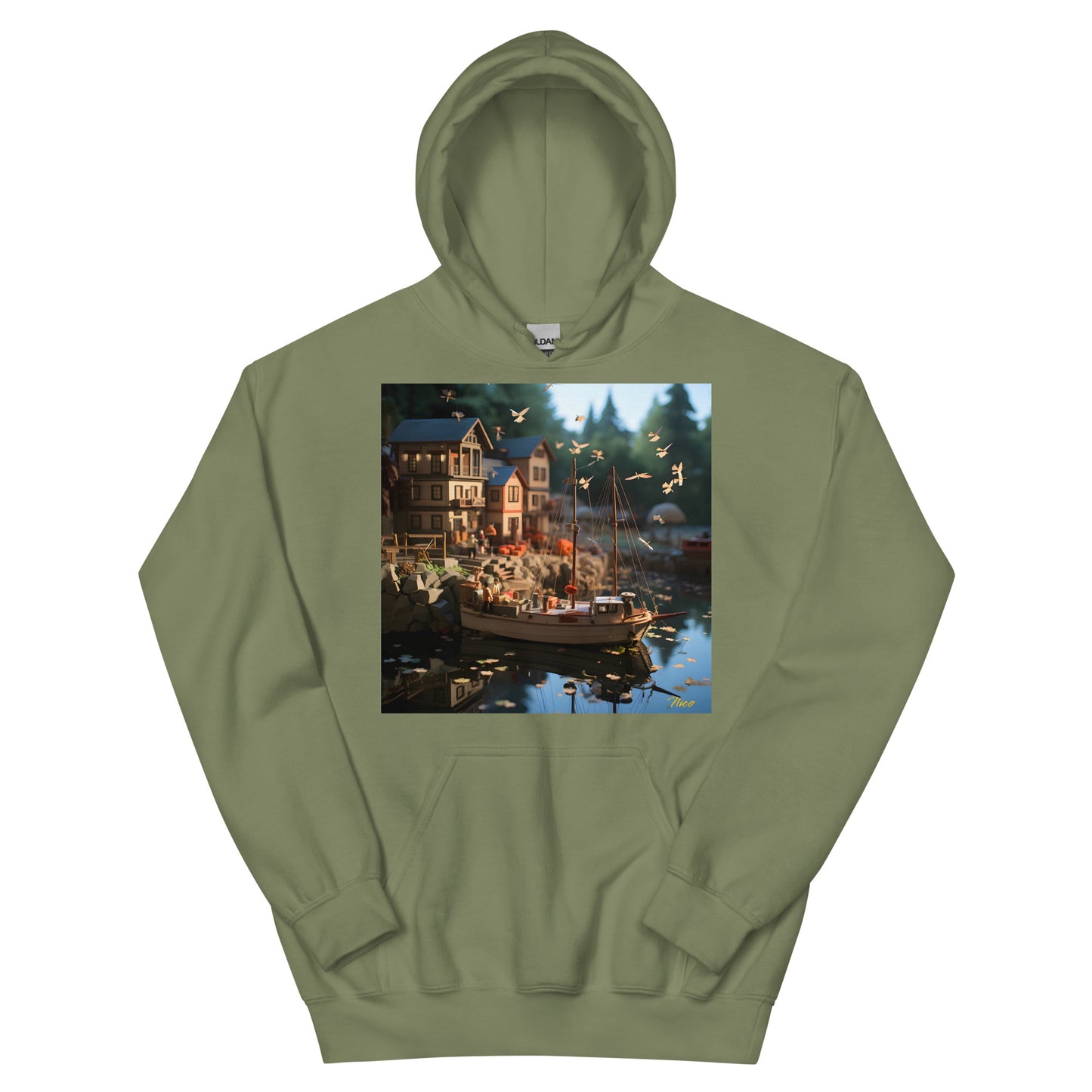 On The Docks By The Bay Series Print #7 - Unisex Hoodie