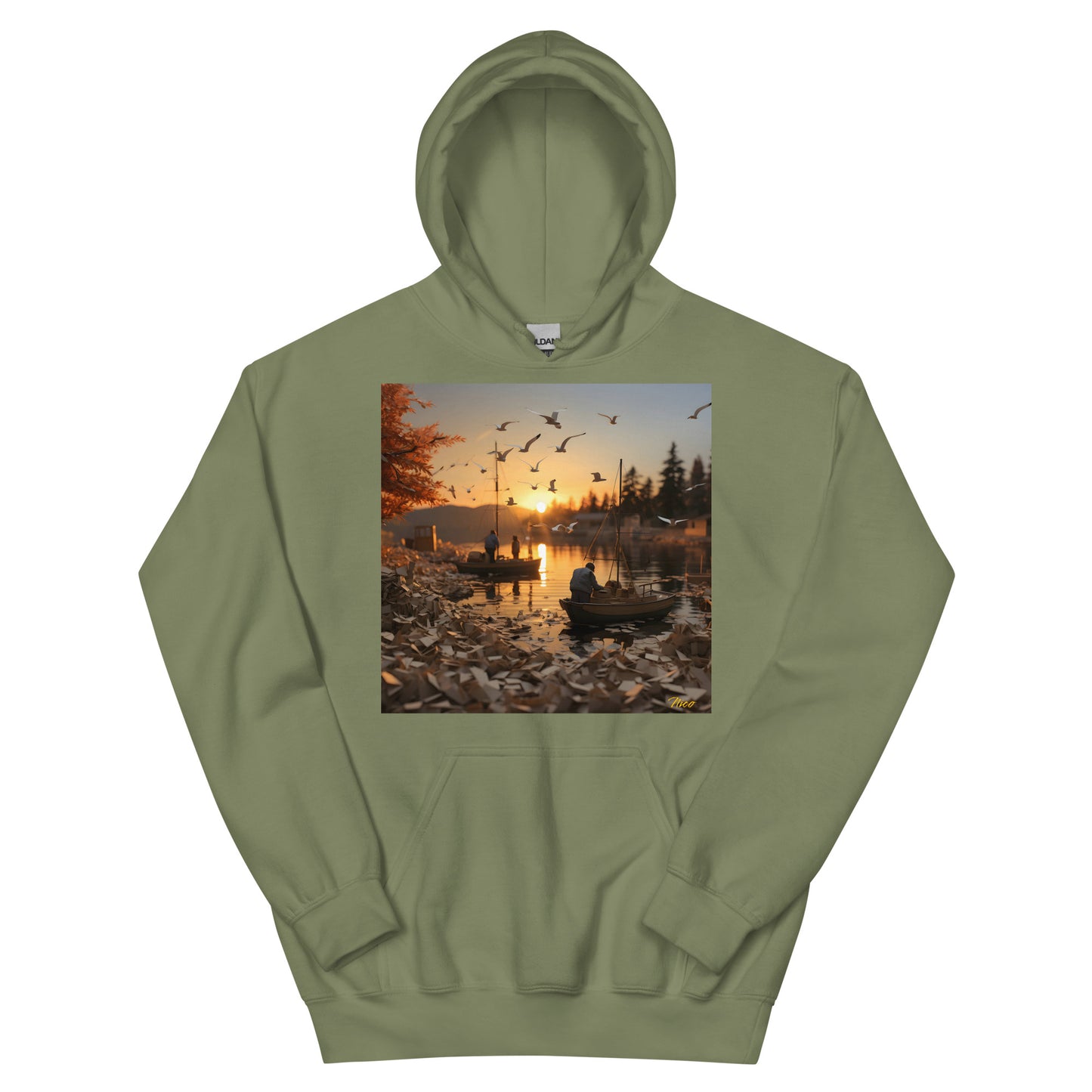 On The Docks By The Bay Series Print #4 - Unisex Hoodie