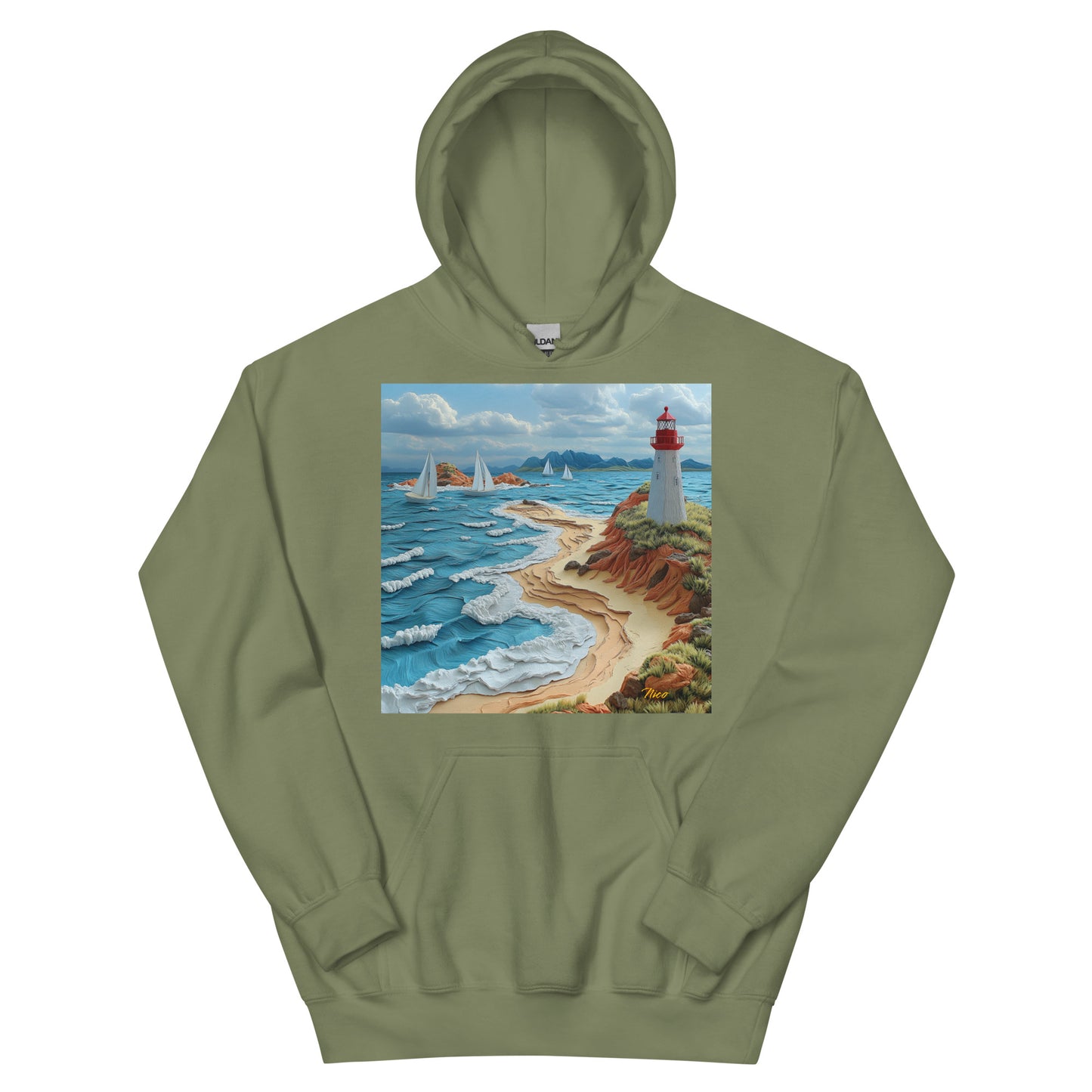 By The Seaside Series Print #4 - Unisex Hoodie