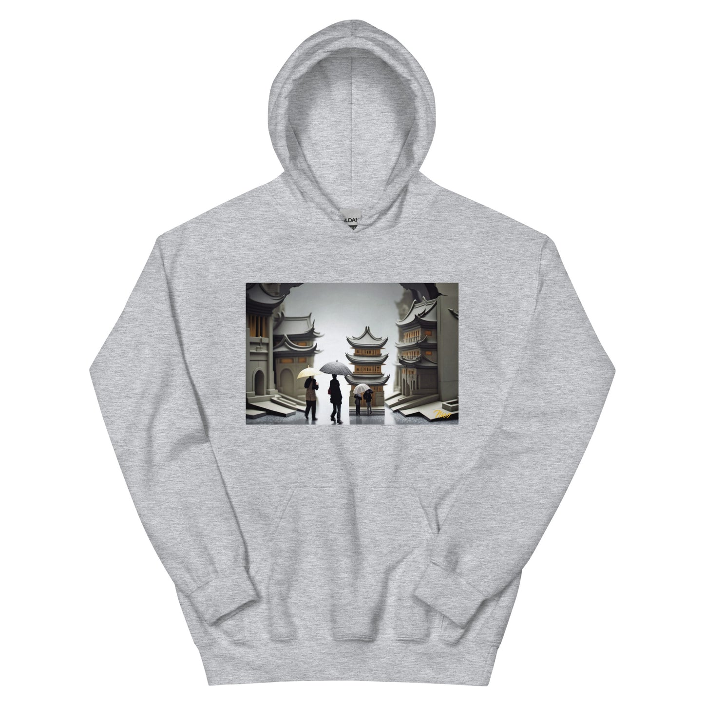 Oriental Rain Series Print #5 - Unisex Hoodie