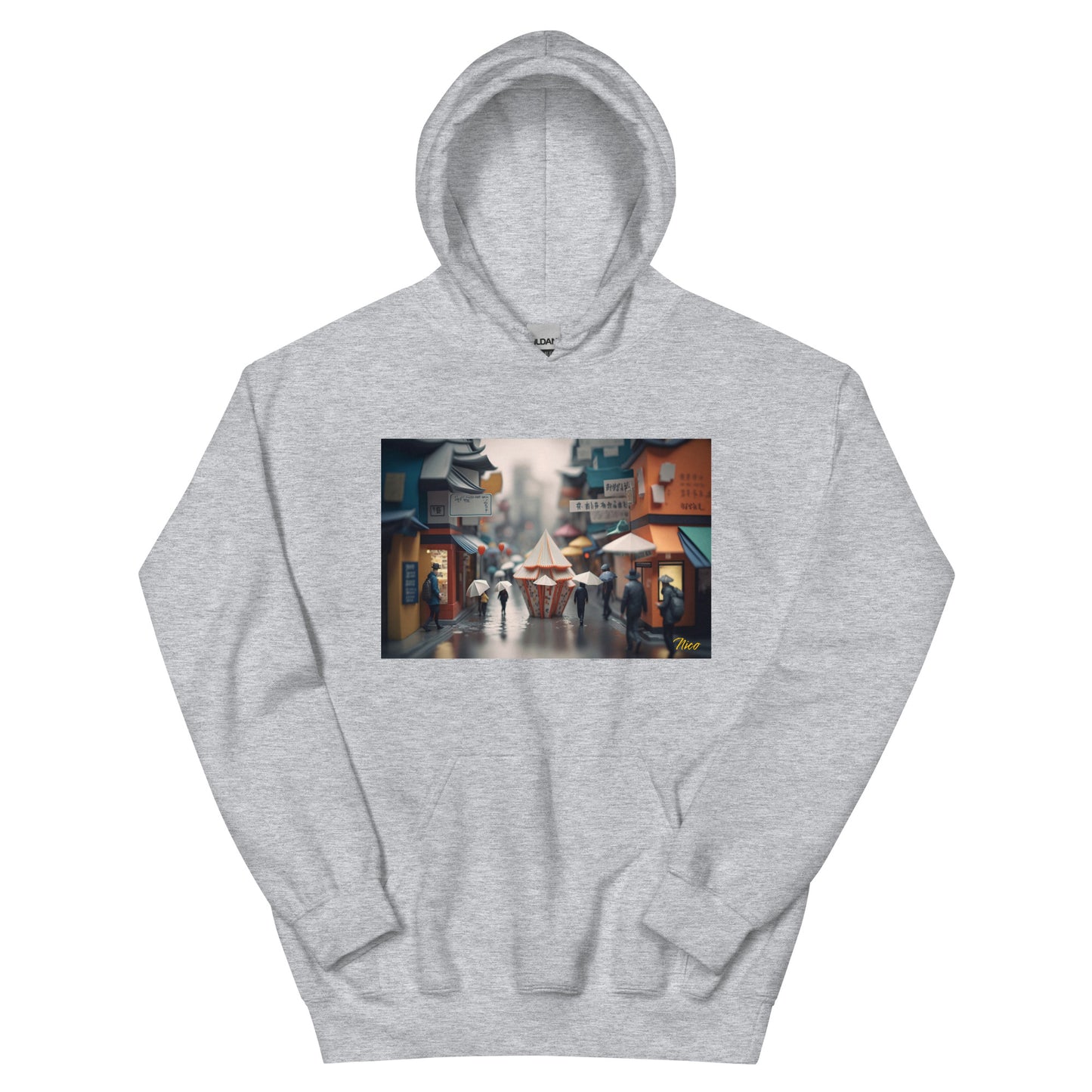 Oriental Rain Series Print #4 - Unisex Hoodie