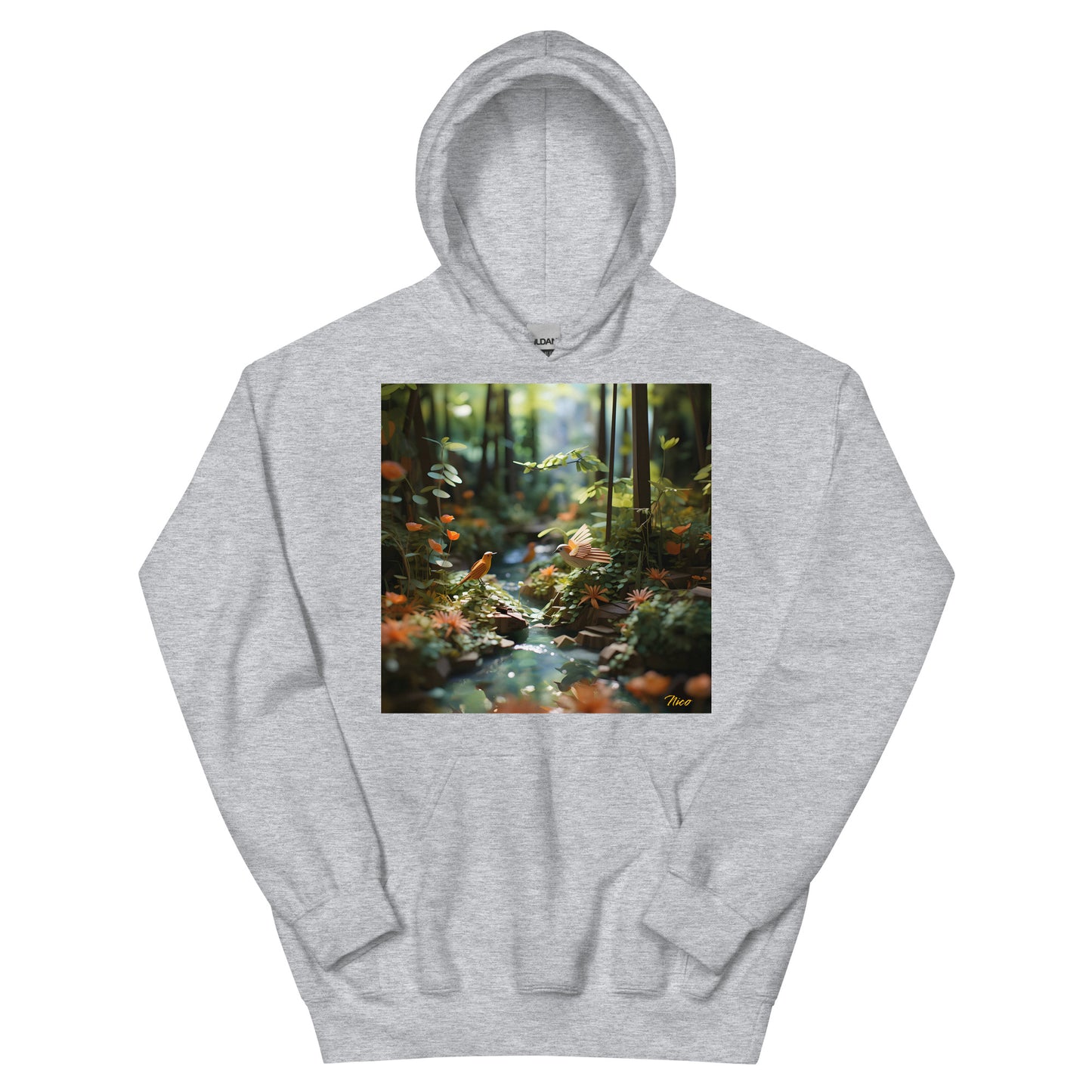 Relaxing By The Brook Series Print #6 - Unisex Hoodie