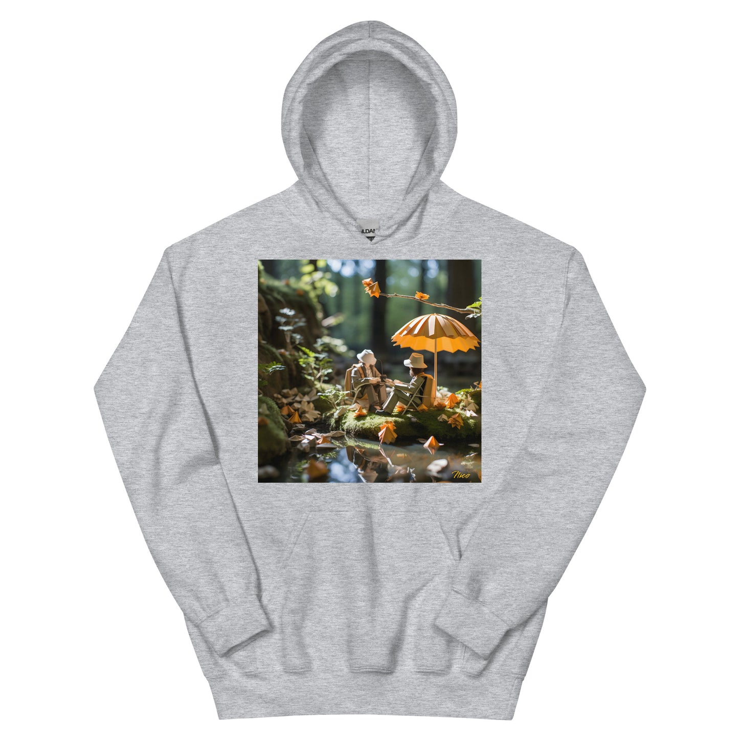 Relaxing By The Brook Series Print #2 - Unisex Hoodie