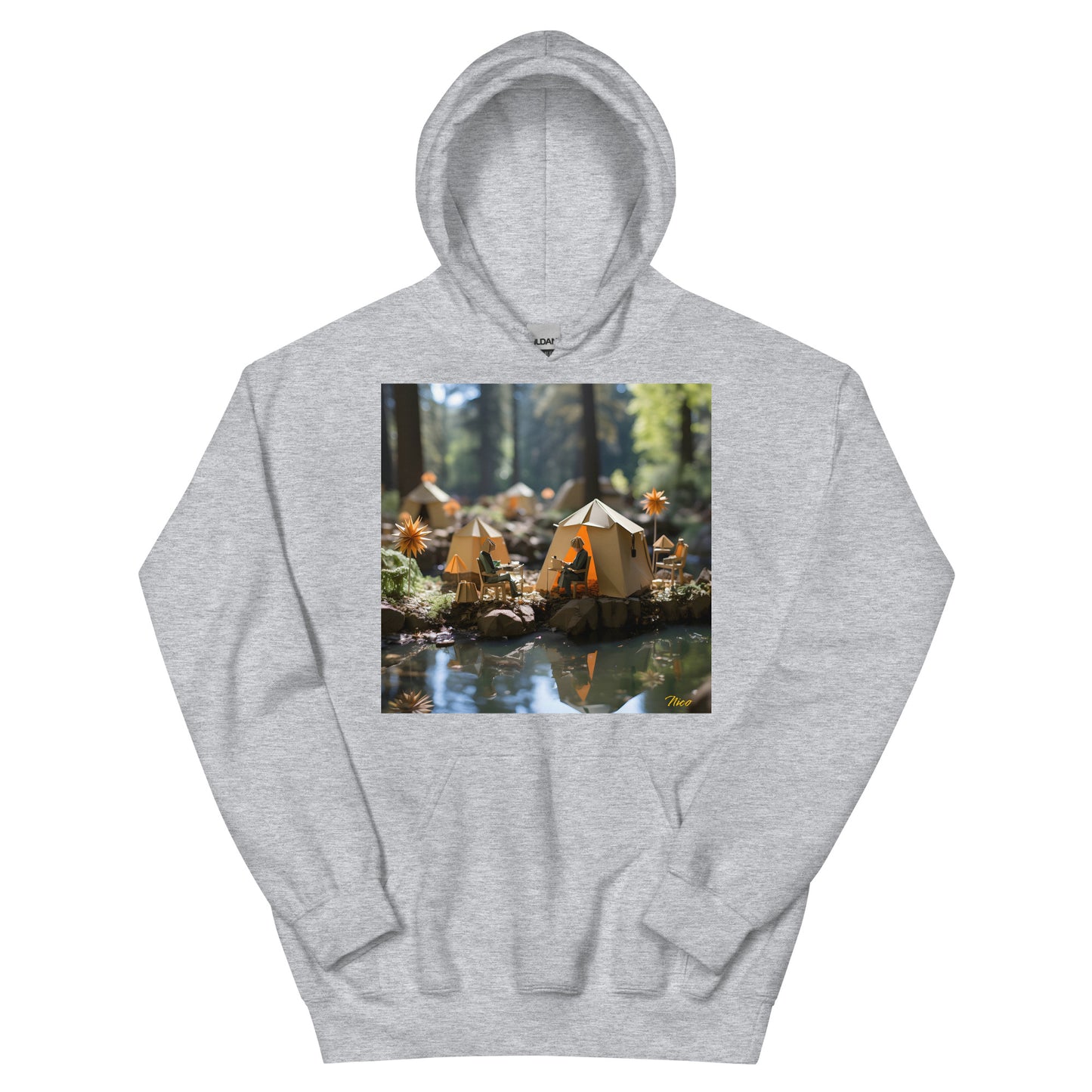 Relaxing By The Brook Series Print #4 - Unisex Hoodie