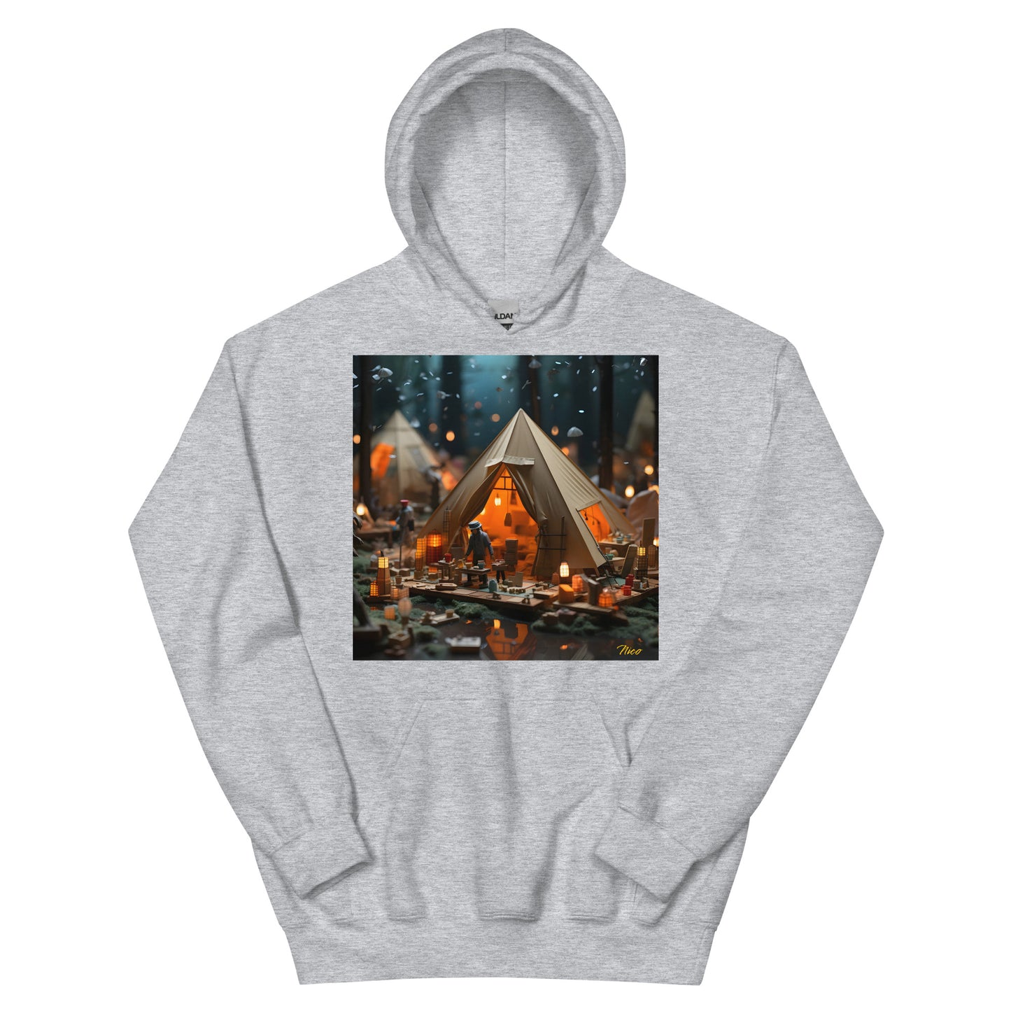 Camping In The Rain Series Print #8 - Unisex Hoodie