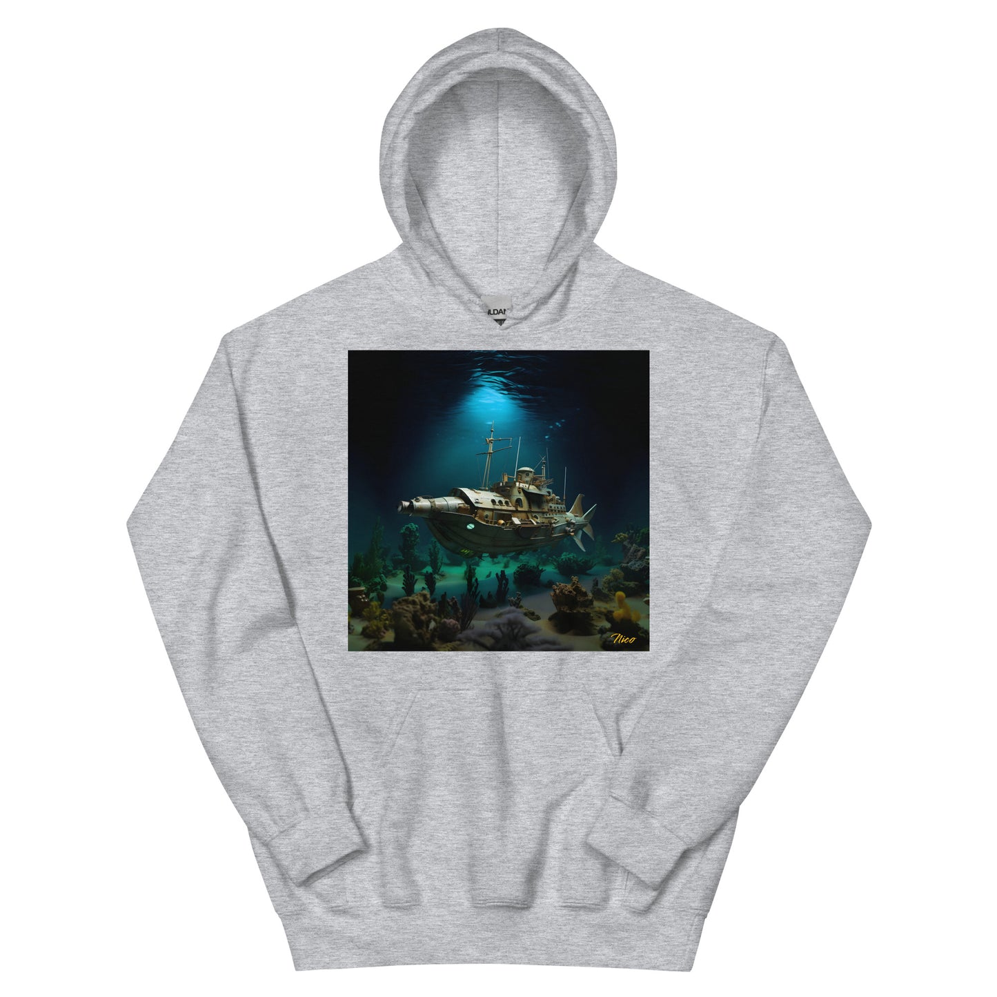 20,000 Leagues Under The Sea Series Print #7 - Unisex Hoodie