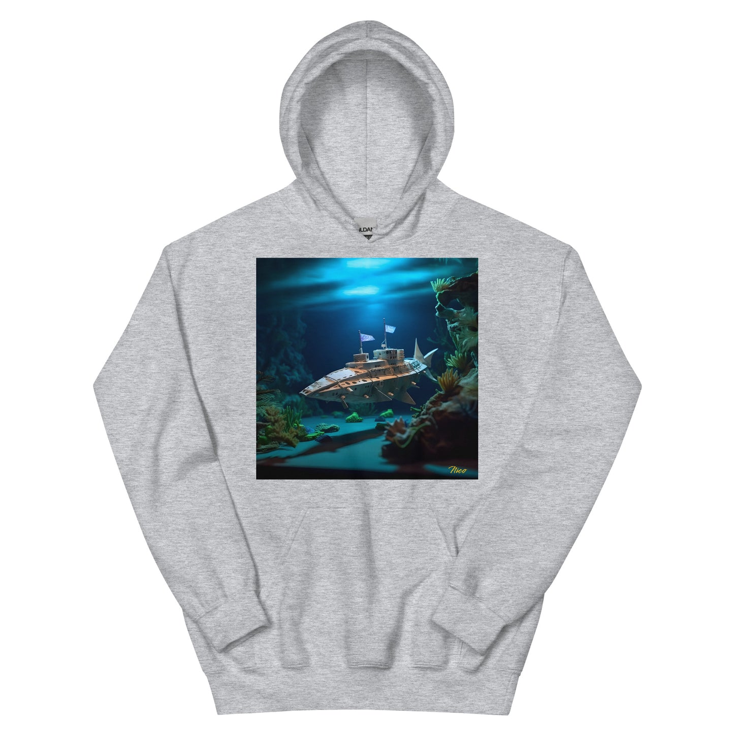 20,000 Leagues Under The Sea Series Print #3 - Unisex Hoodie