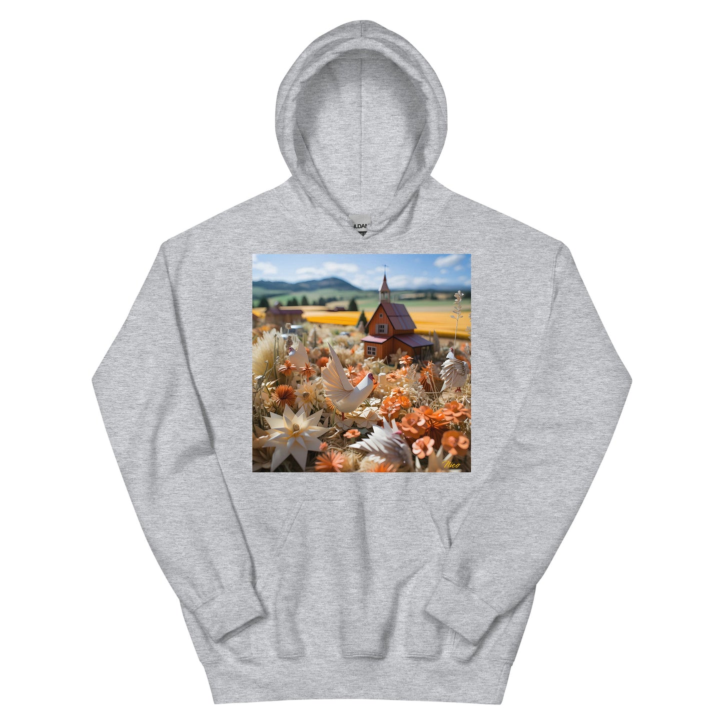 Meadow By The Farm Series Print #7 - Unisex Hoodie