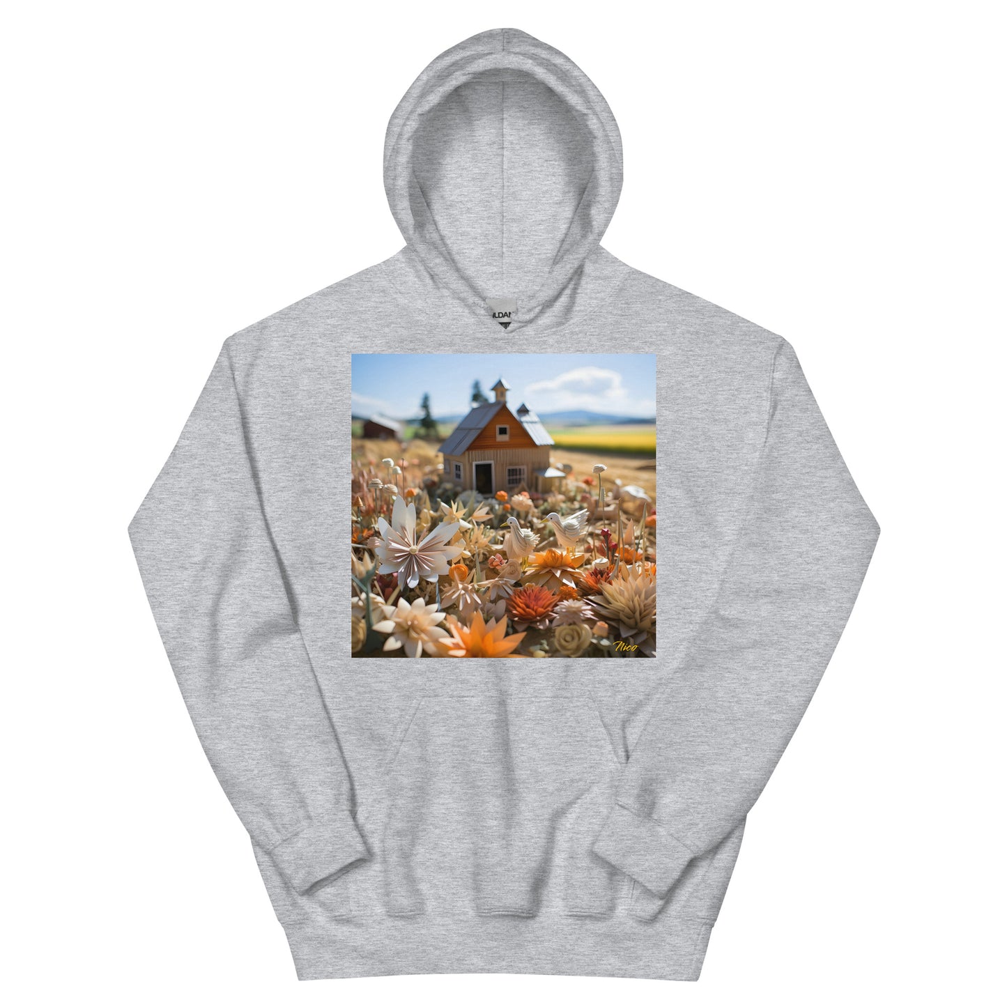 Meadow By The Farm Series Print #4 - Unisex Hoodie