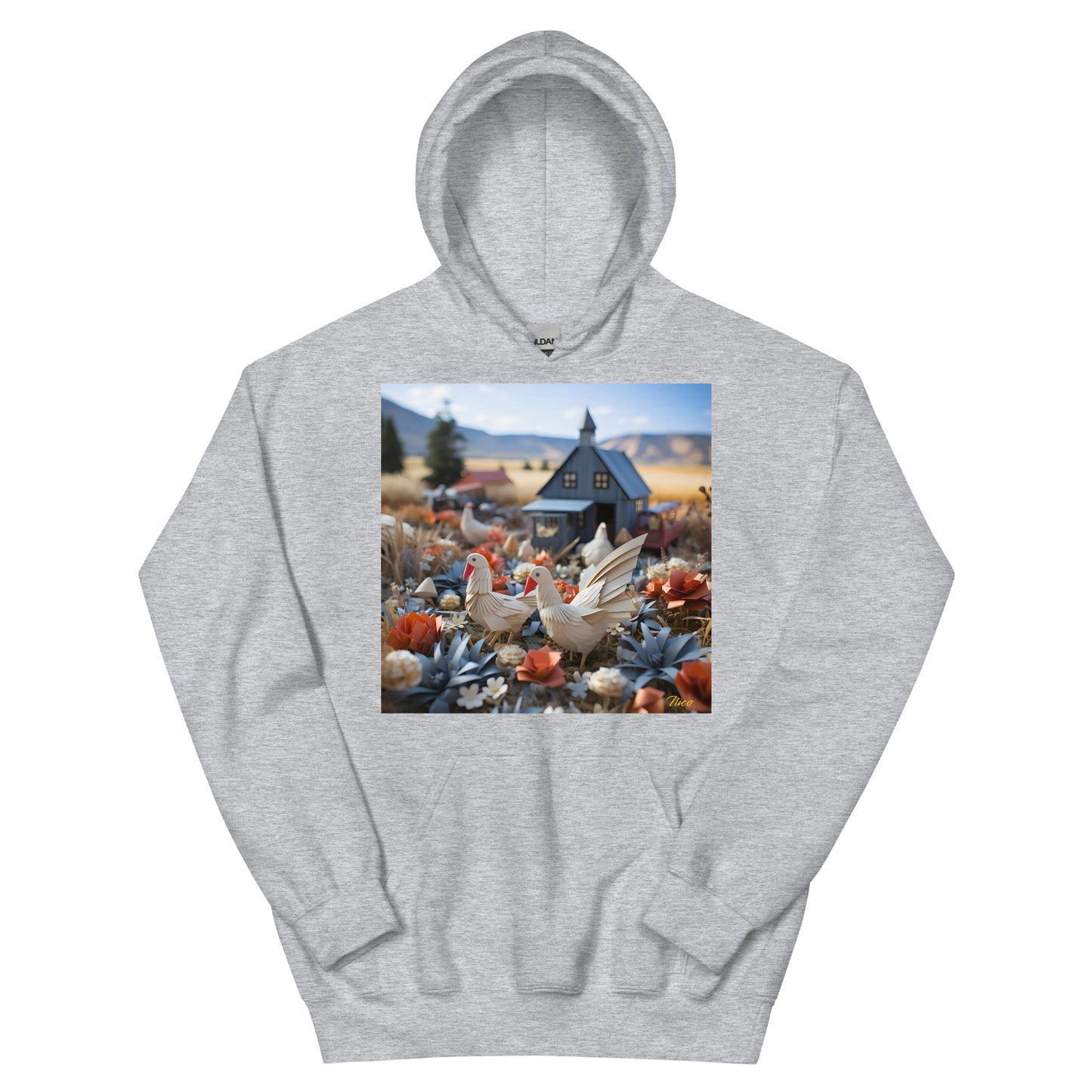 Meadow By The Farm Series Print #6 - Unisex Hoodie