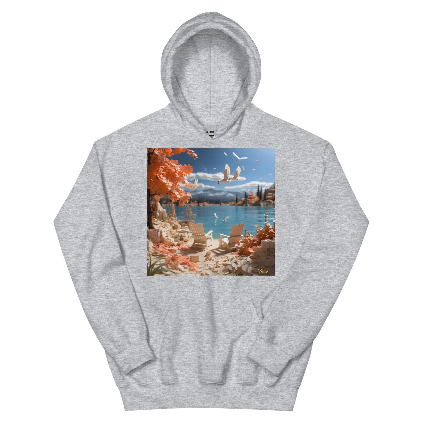 Mountain Lake Series Print #10 - Unisex Hoodie