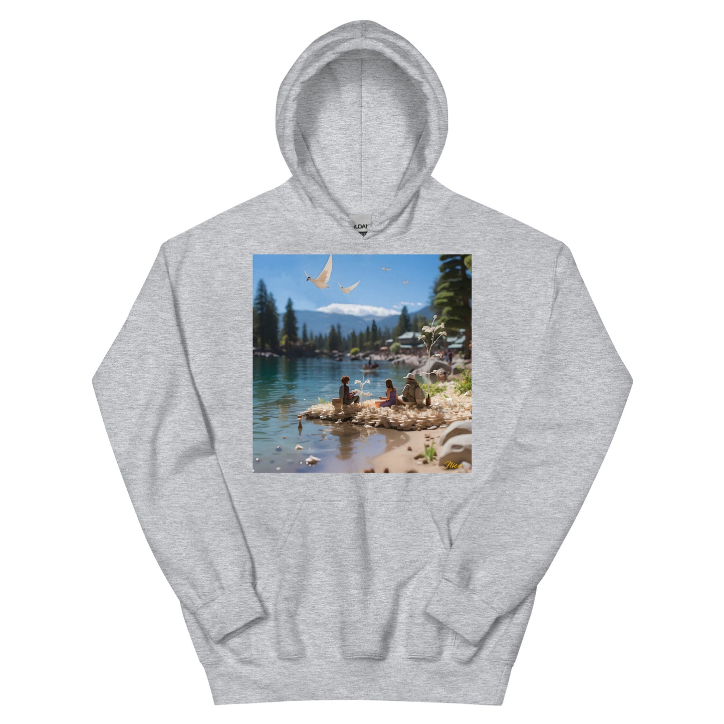 Mountain Lake Series Print #7 - Unisex Hoodie