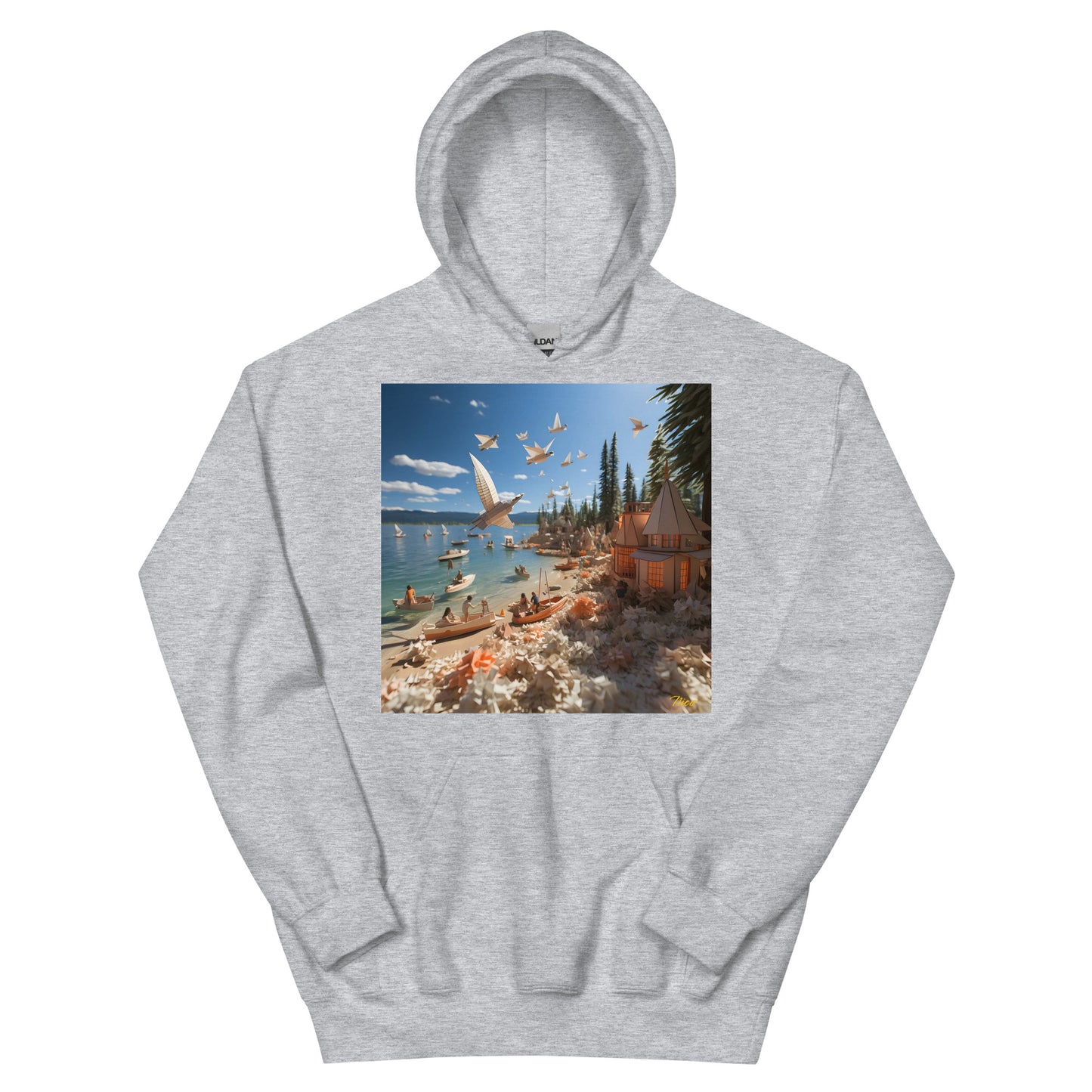 Mountain Lake Series Print #6 - Unisex Hoodie