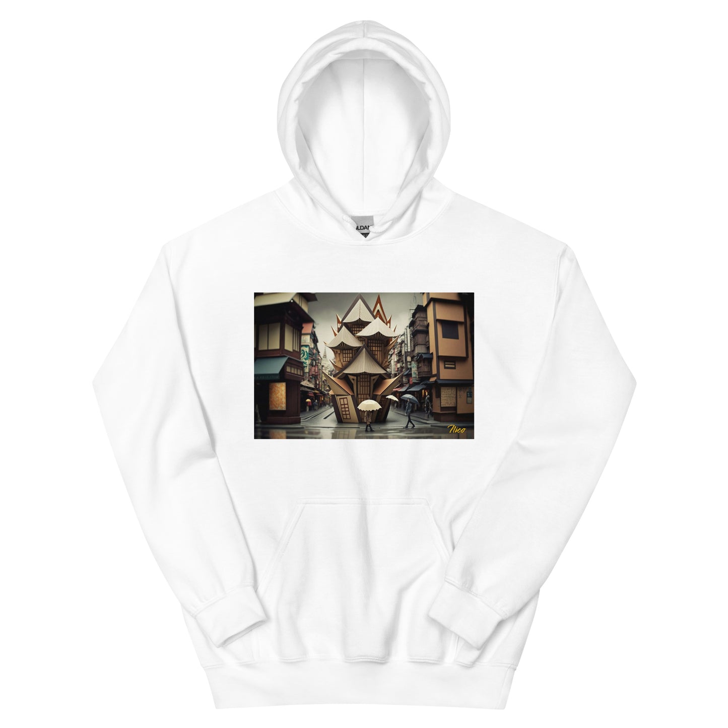 Oriental Rain Series Print #10 - Unisex Hoodie