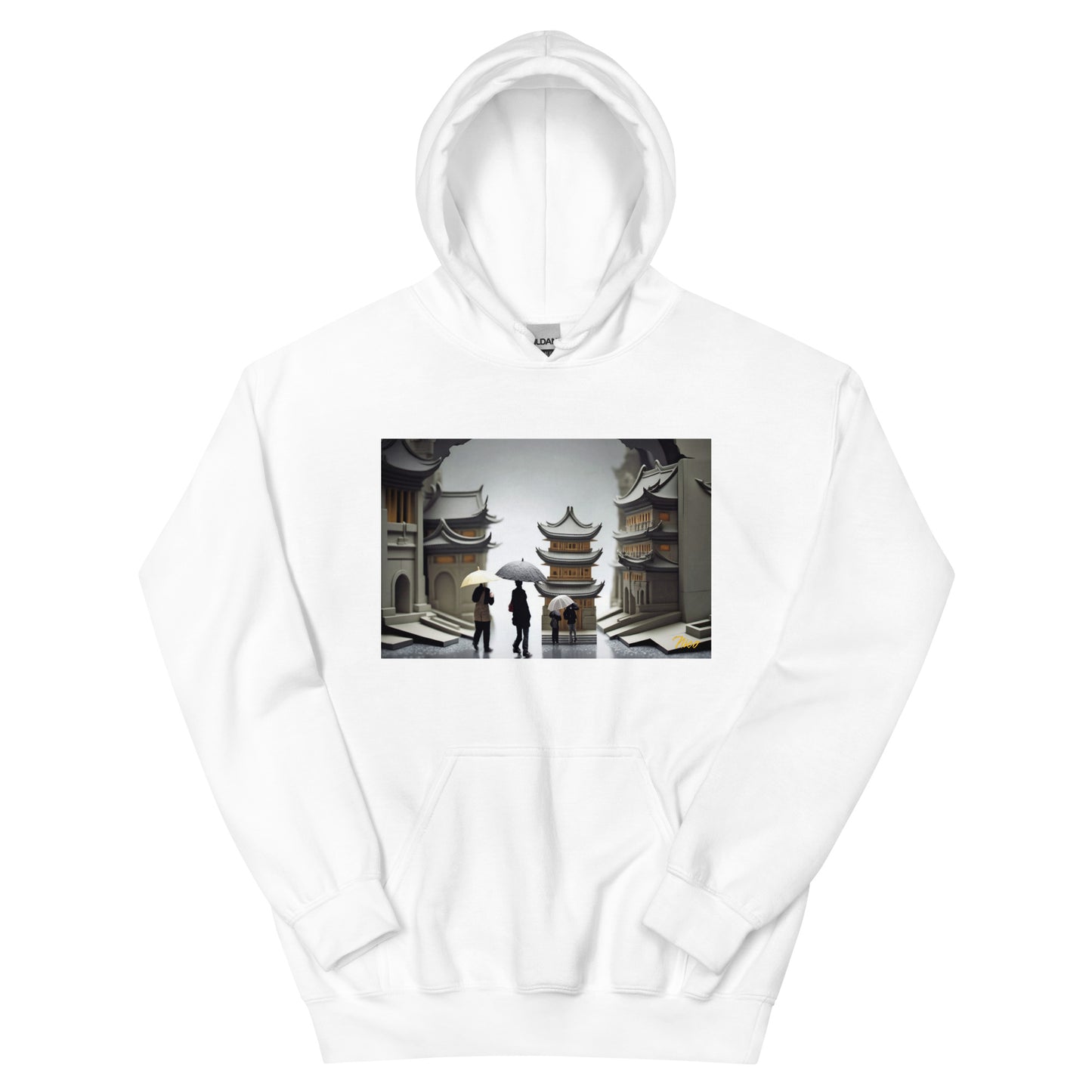 Oriental Rain Series Print #5 - Unisex Hoodie