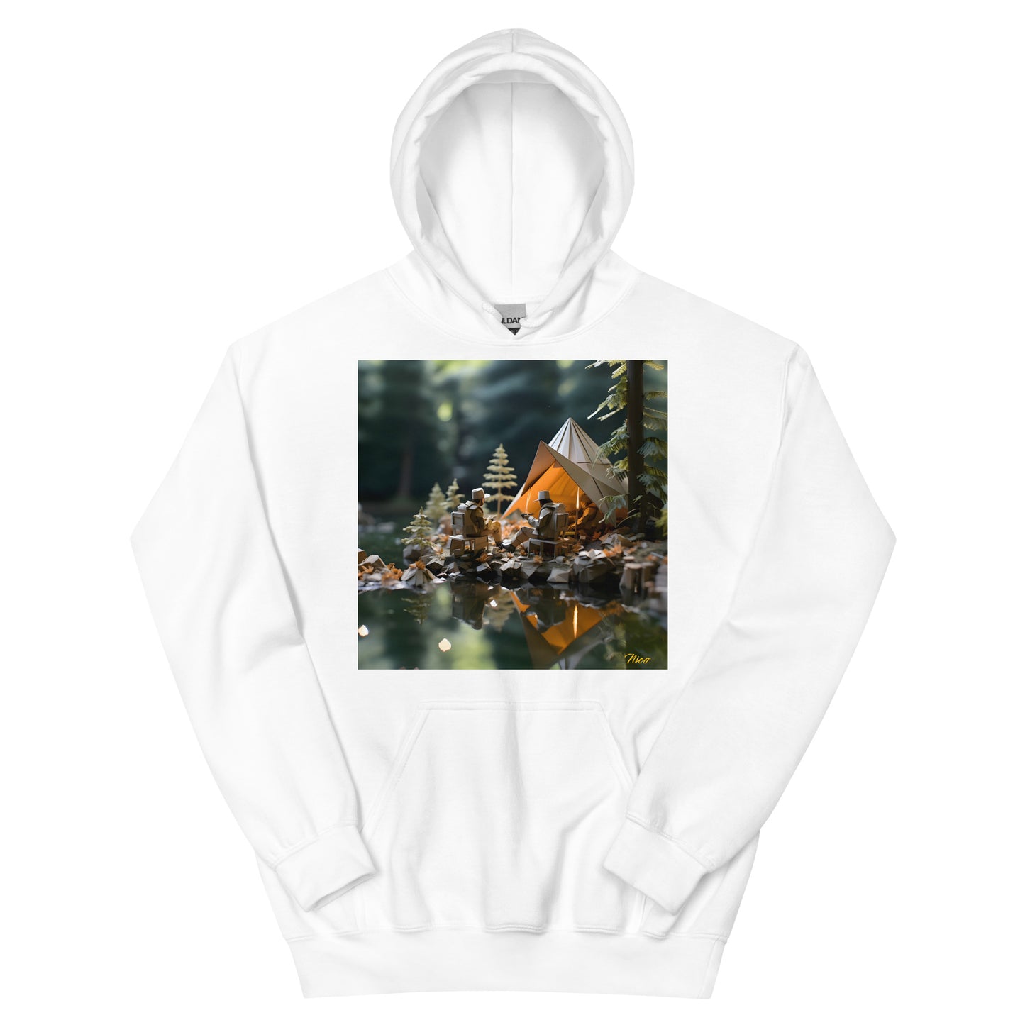 Relaxing By The Brook Series Print #10 - Unisex Hoodie