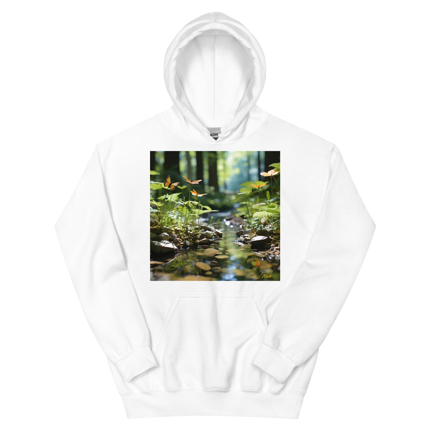 Relaxing By The Brook Series Print #9 - Unisex Hoodie