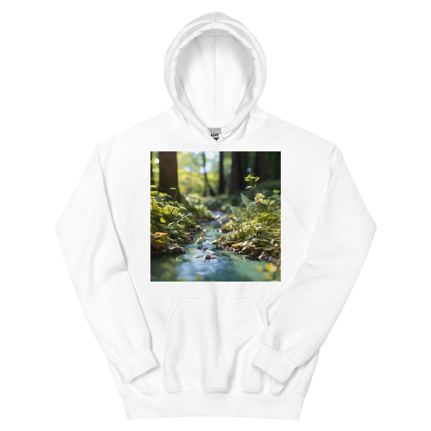 Relaxing By The Brook Series Print #8 - Unisex Hoodie