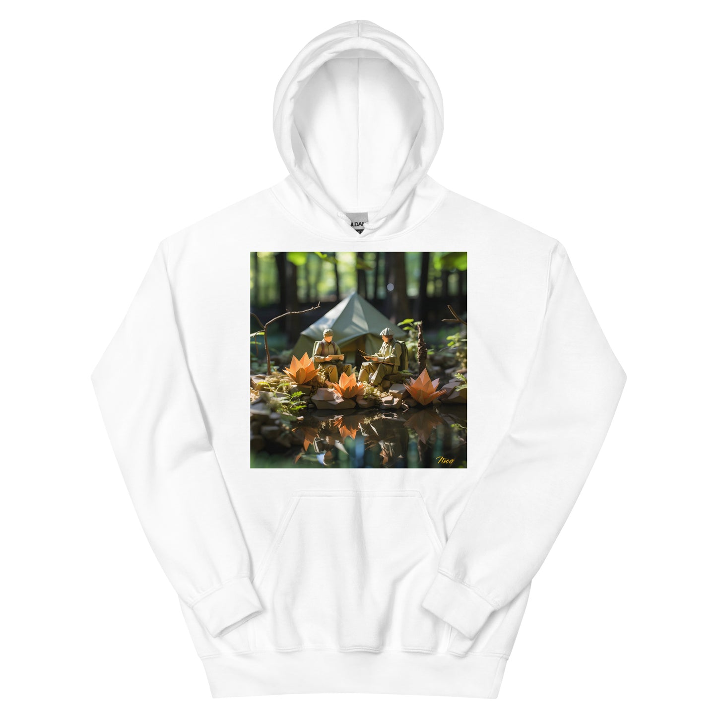 Relaxing By The Brook Series Print #7 - Unisex Hoodie