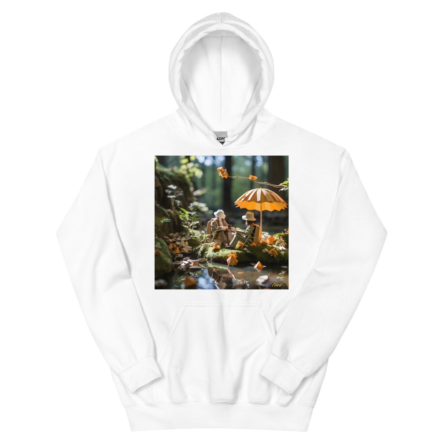 Relaxing By The Brook Series Print #2 - Unisex Hoodie