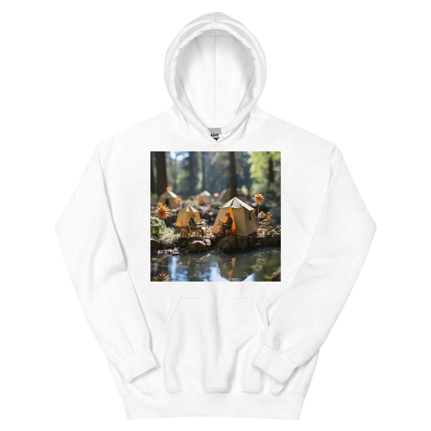 Relaxing By The Brook Series Print #4 - Unisex Hoodie