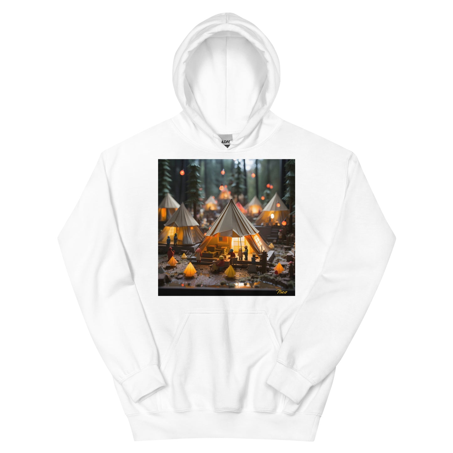 Camping In The Rain Series Print #10 - Unisex Hoodie