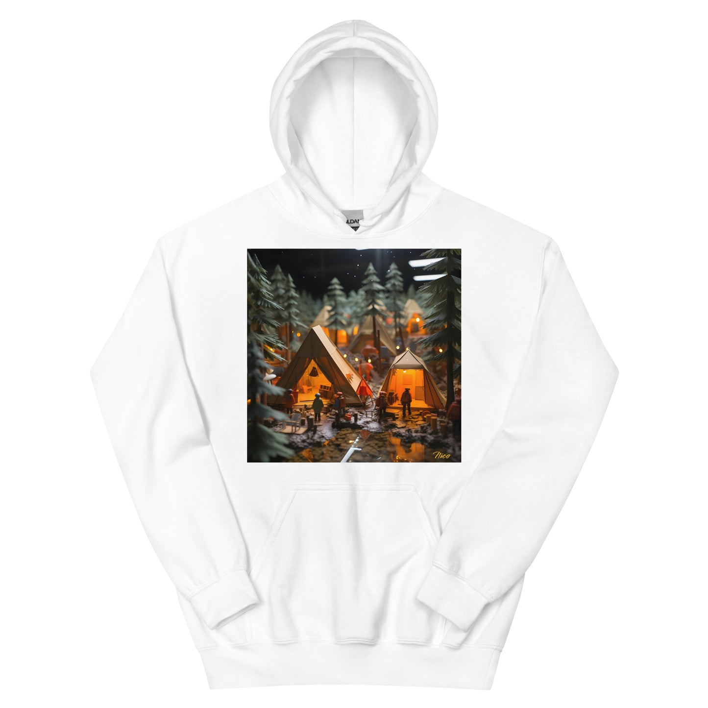 Camping In The Rain Series Print #9 - Unisex Hoodie