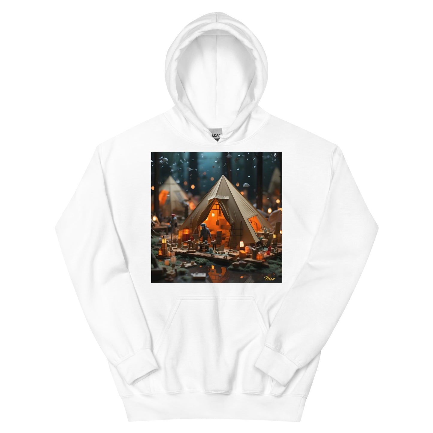 Camping In The Rain Series Print #8 - Unisex Hoodie