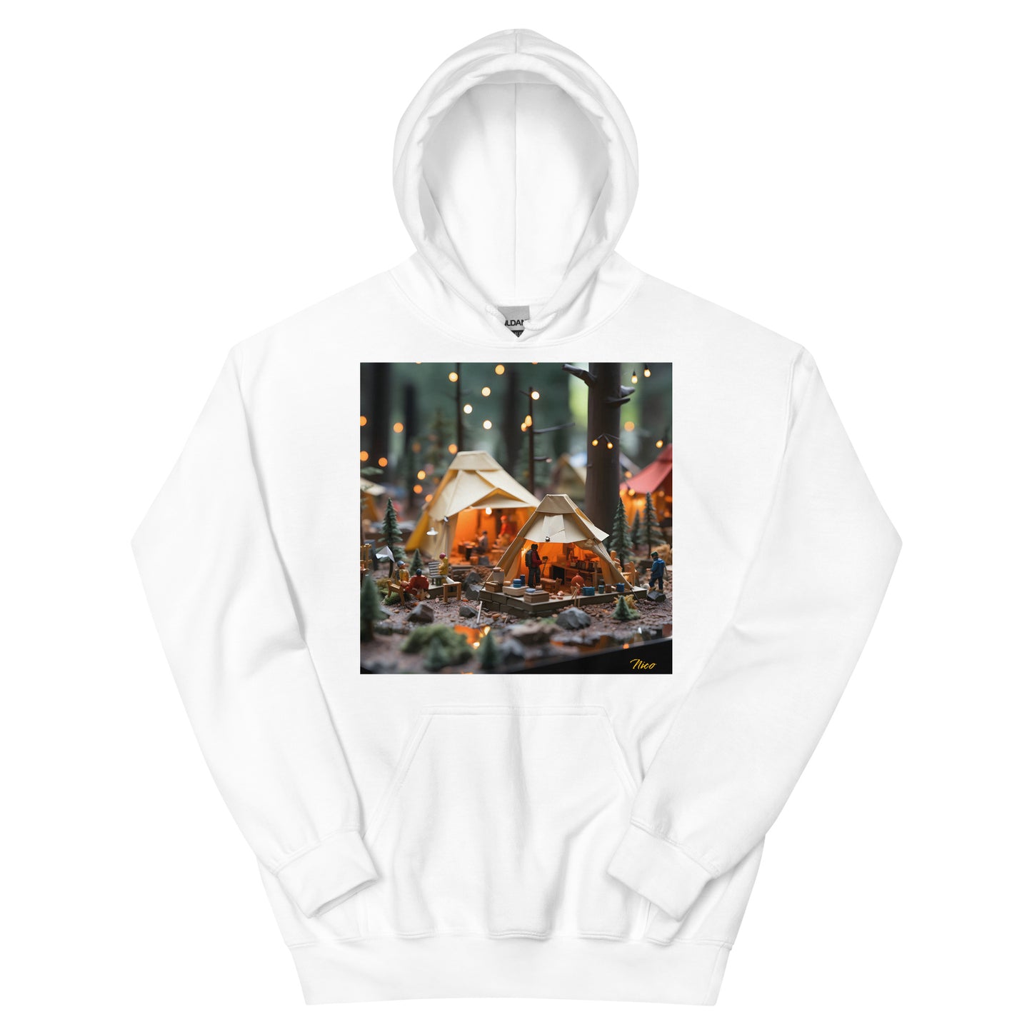 Camping In The Rain Series Print #4 - Unisex Hoodie