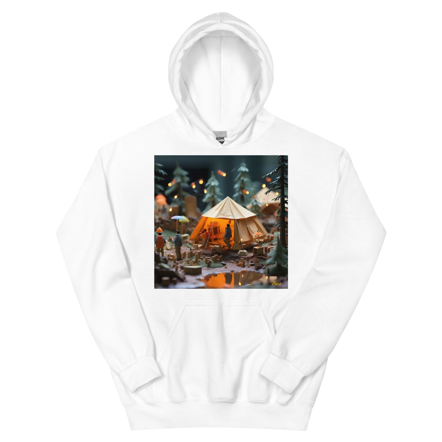 Camping In The Rain Series Print #3 - Unisex Hoodie