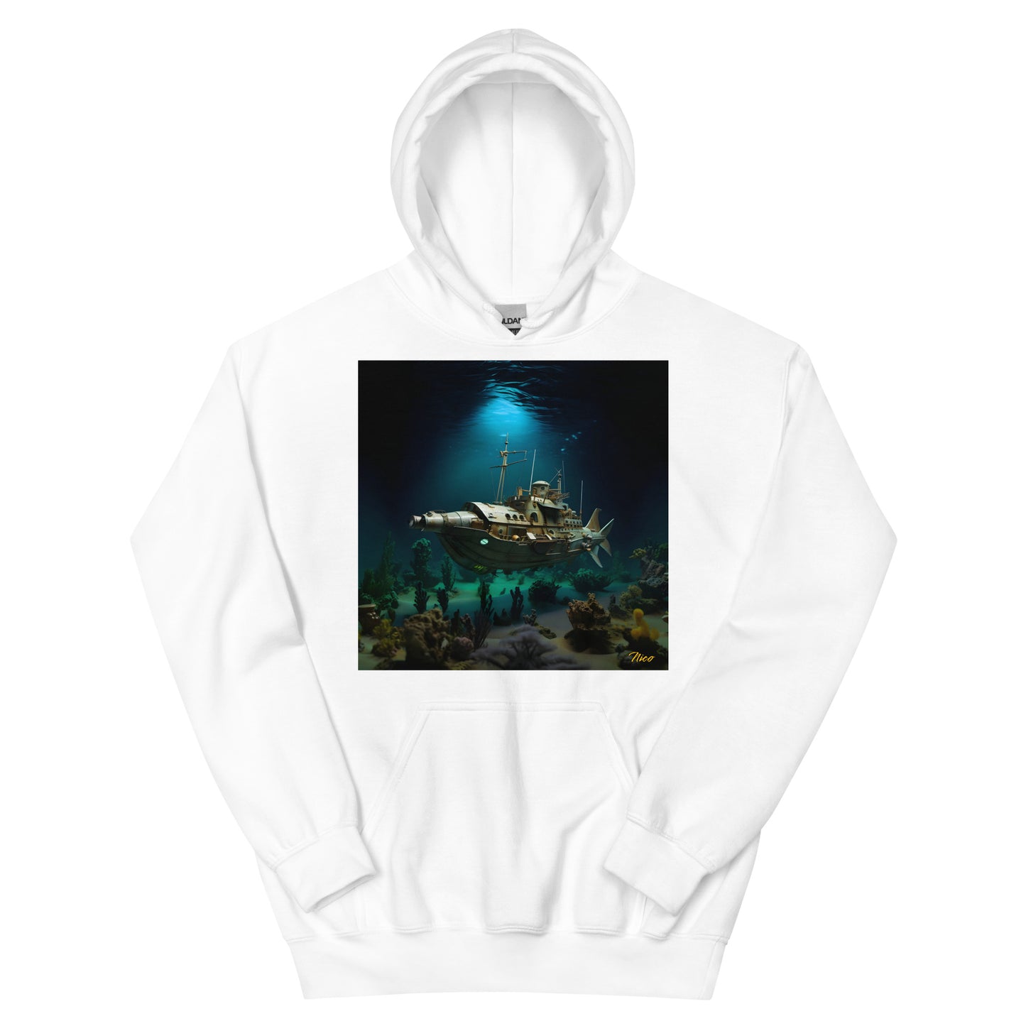 20,000 Leagues Under The Sea Series Print #7 - Unisex Hoodie