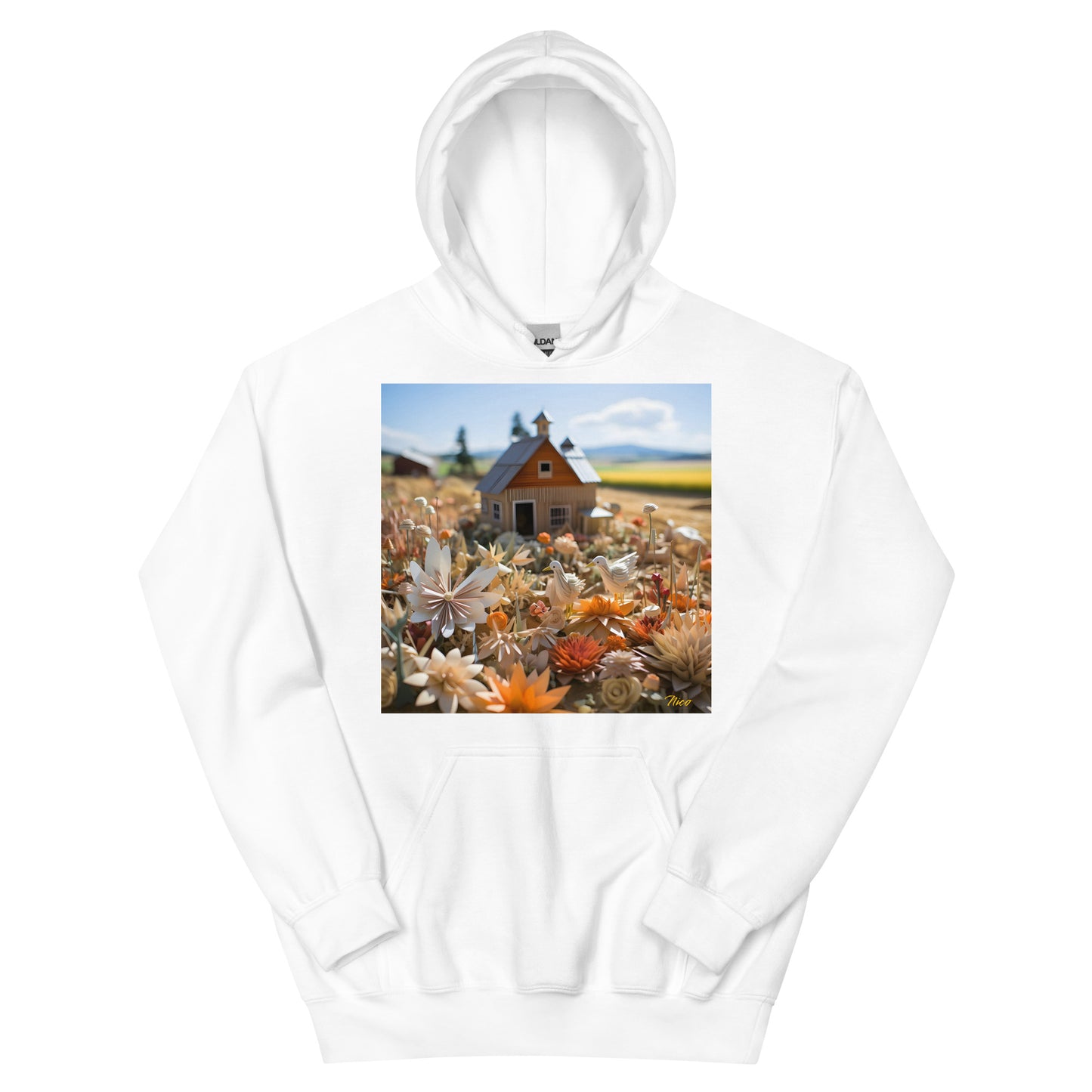 Meadow By The Farm Series Print #4 - Unisex Hoodie