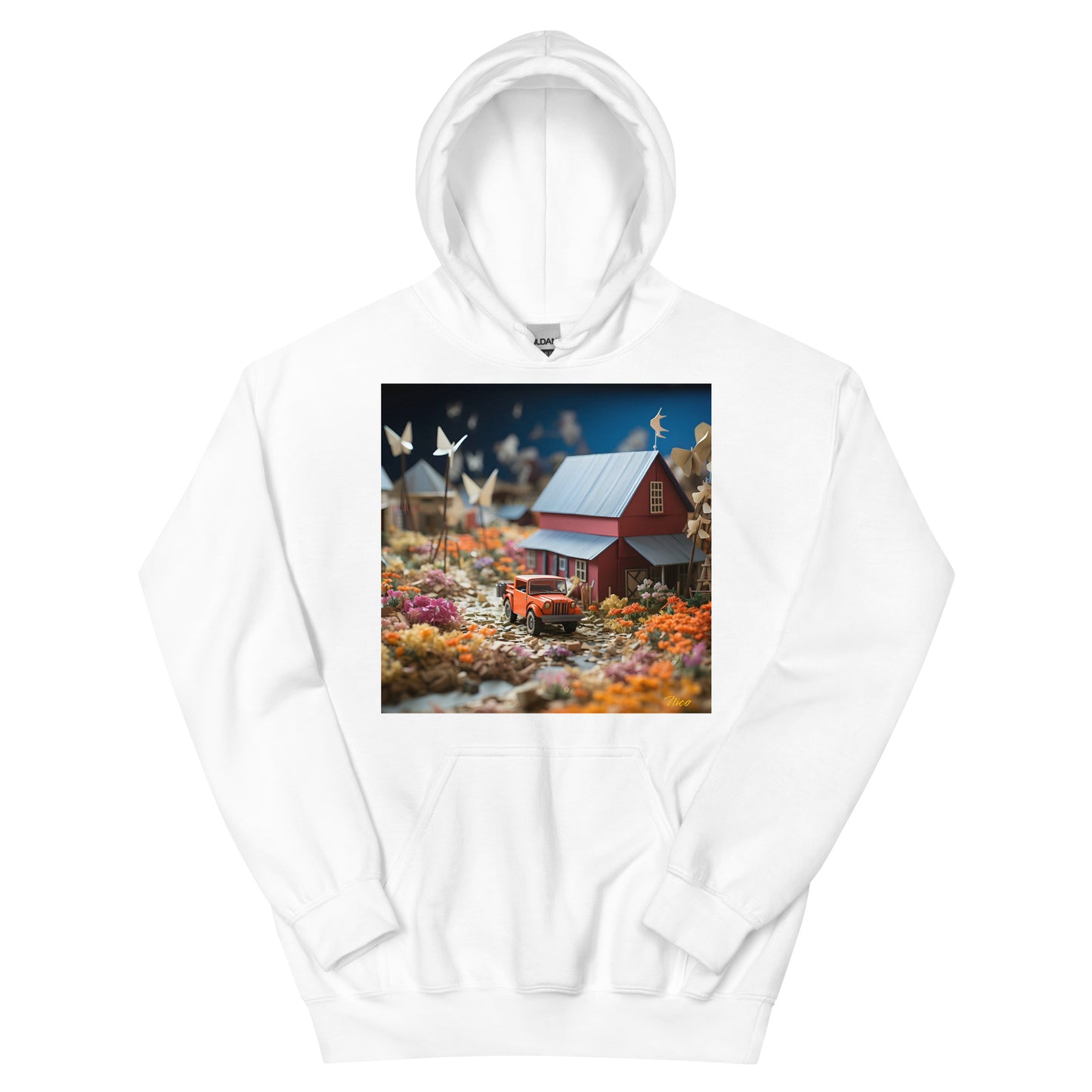 Meadow By The Farm Series Print #3 - Unisex Hoodie