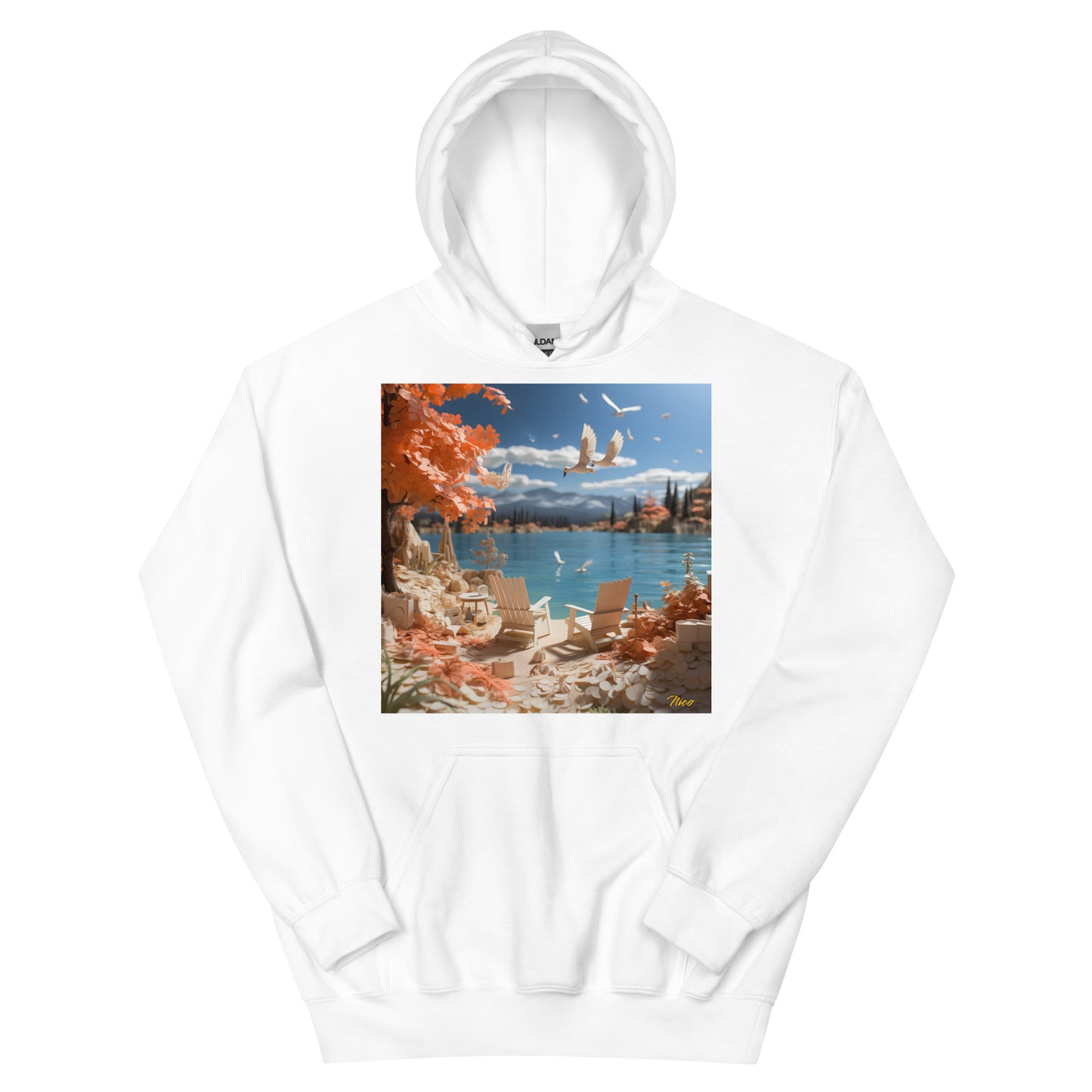 Mountain Lake Series Print #10 - Unisex Hoodie