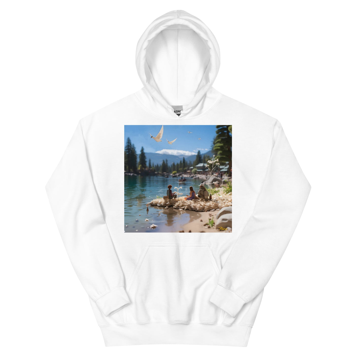 Mountain Lake Series Print #7 - Unisex Hoodie