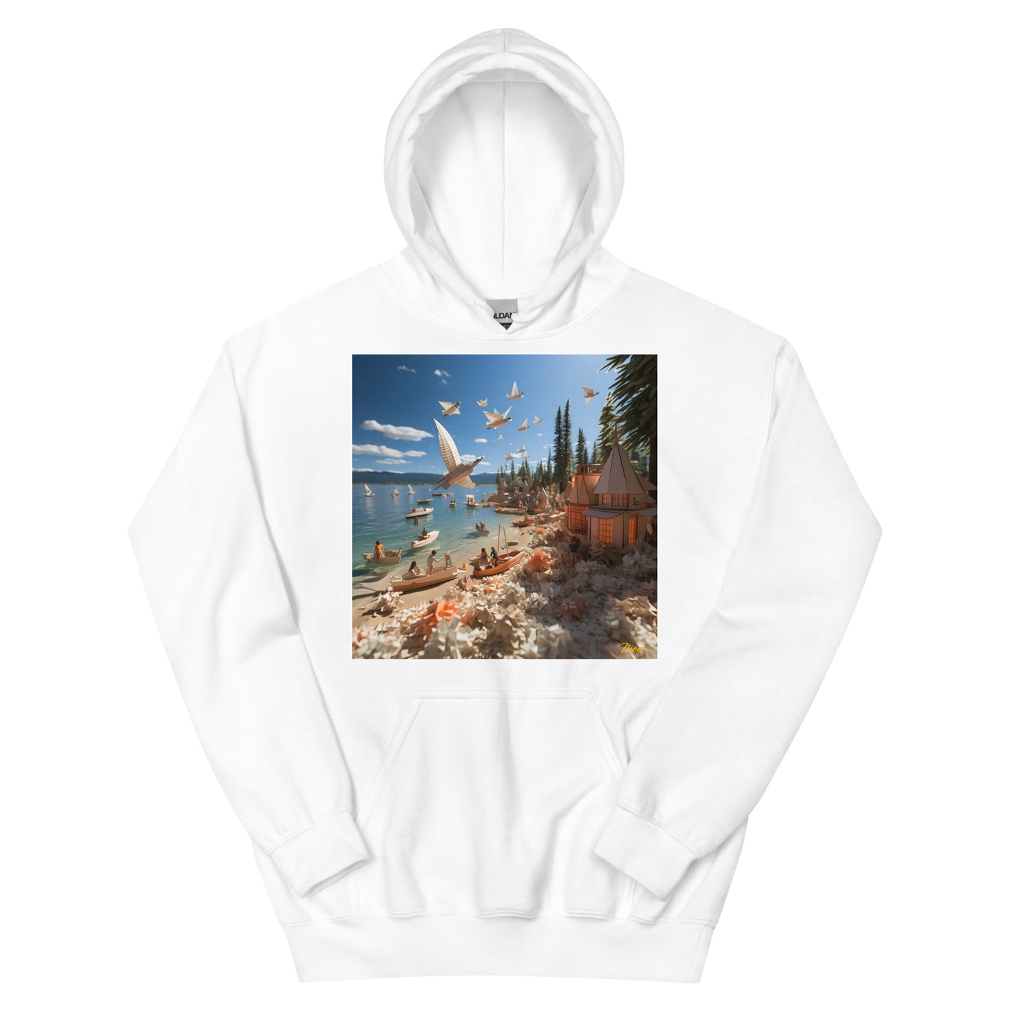 Mountain Lake Series Print #6 - Unisex Hoodie