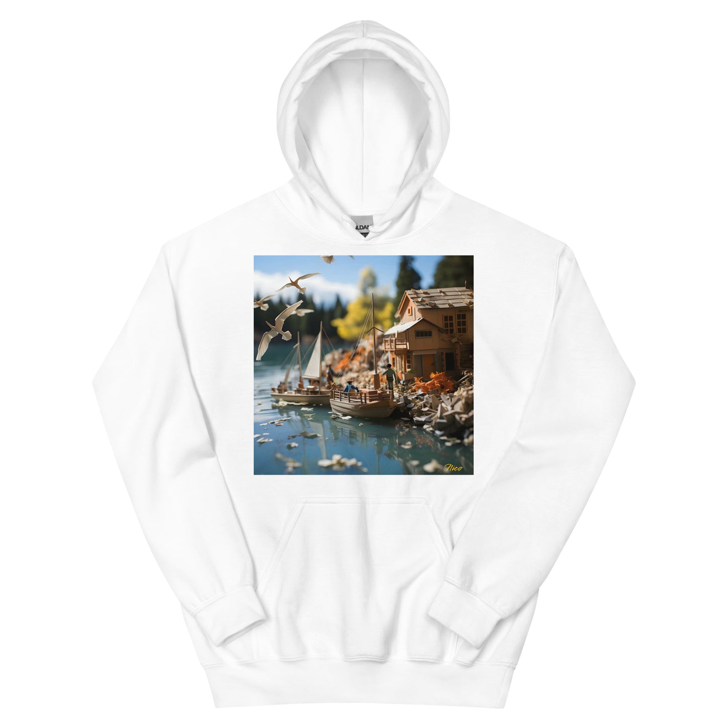 On The Docks By The Bay Series Print #8 - Unisex Hoodie